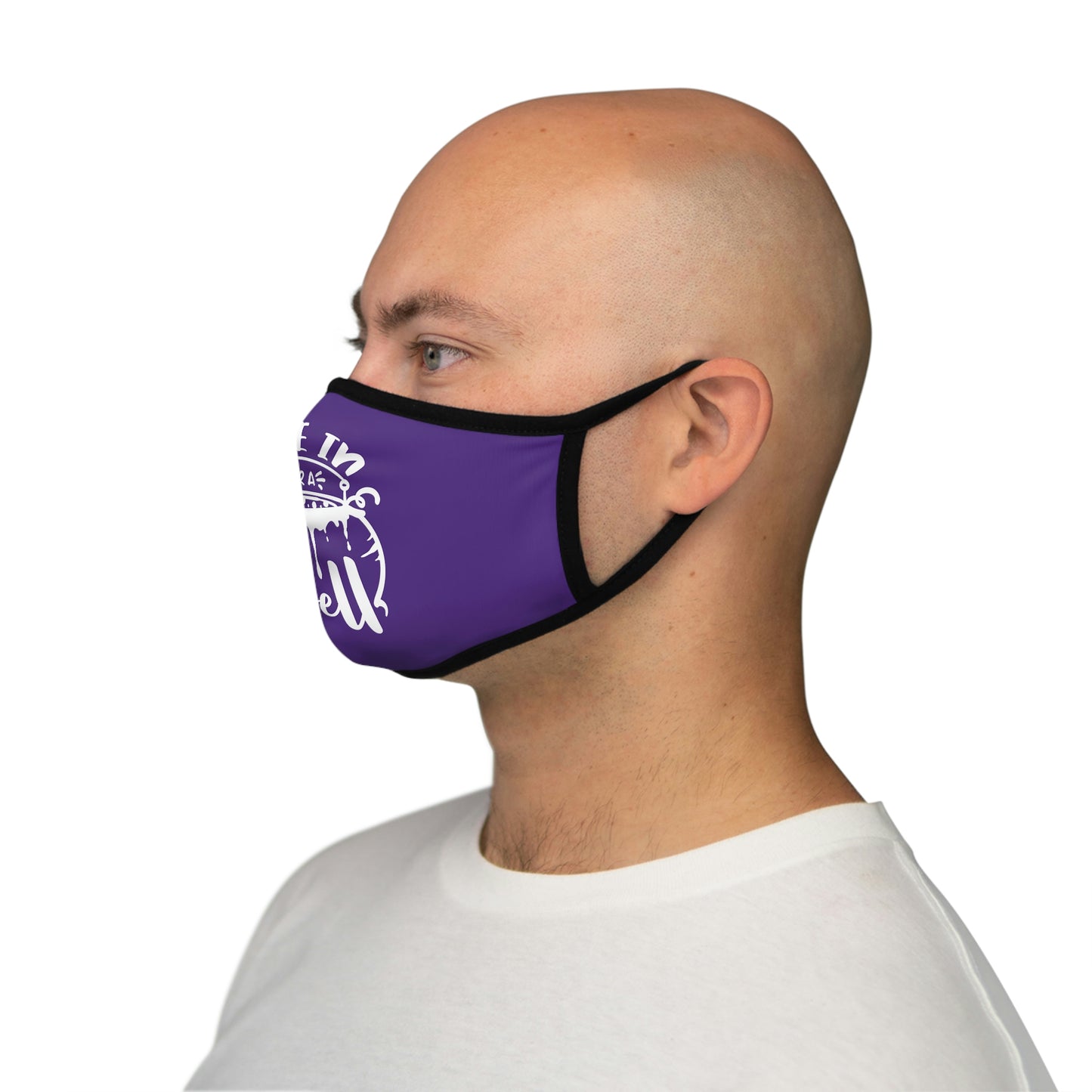 Come in for a Spell Fitted Polyester Face Mask