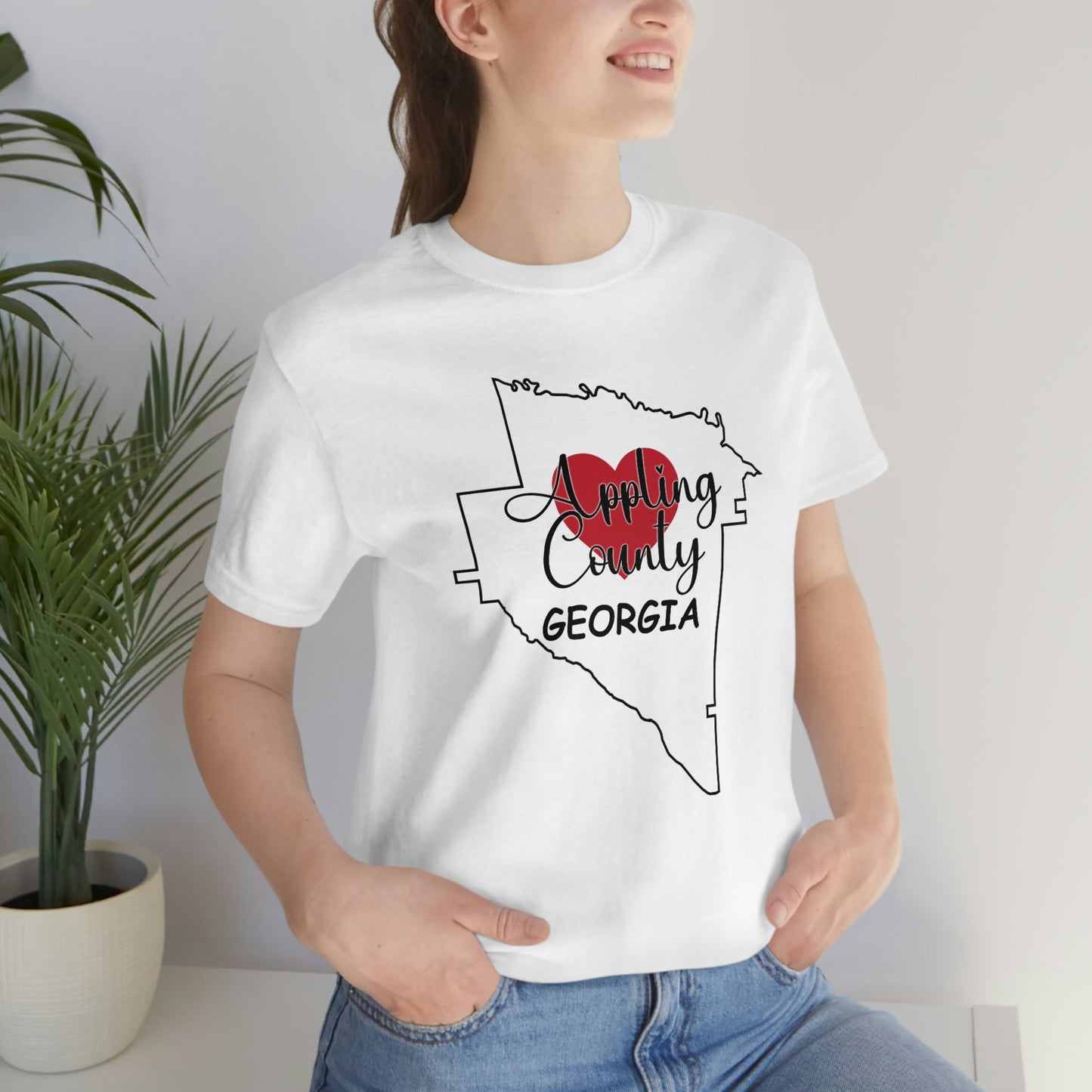 Appling County Georgia Unisex Jersey Short Sleeve Tee