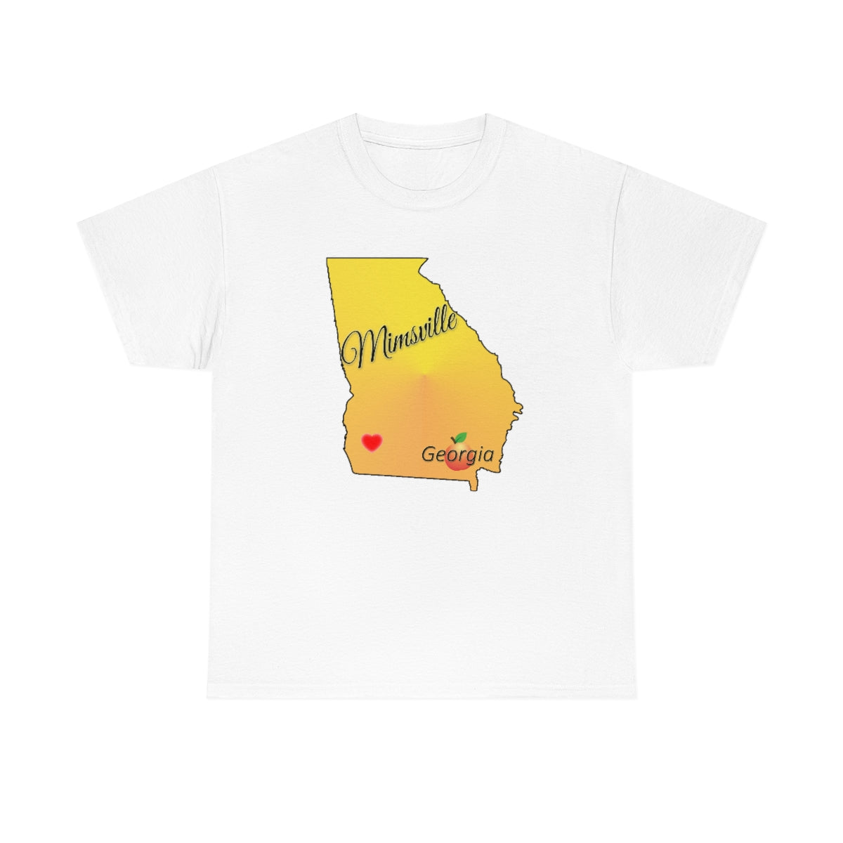 Mimsville Georgia Unisex Heavy Cotton Tee