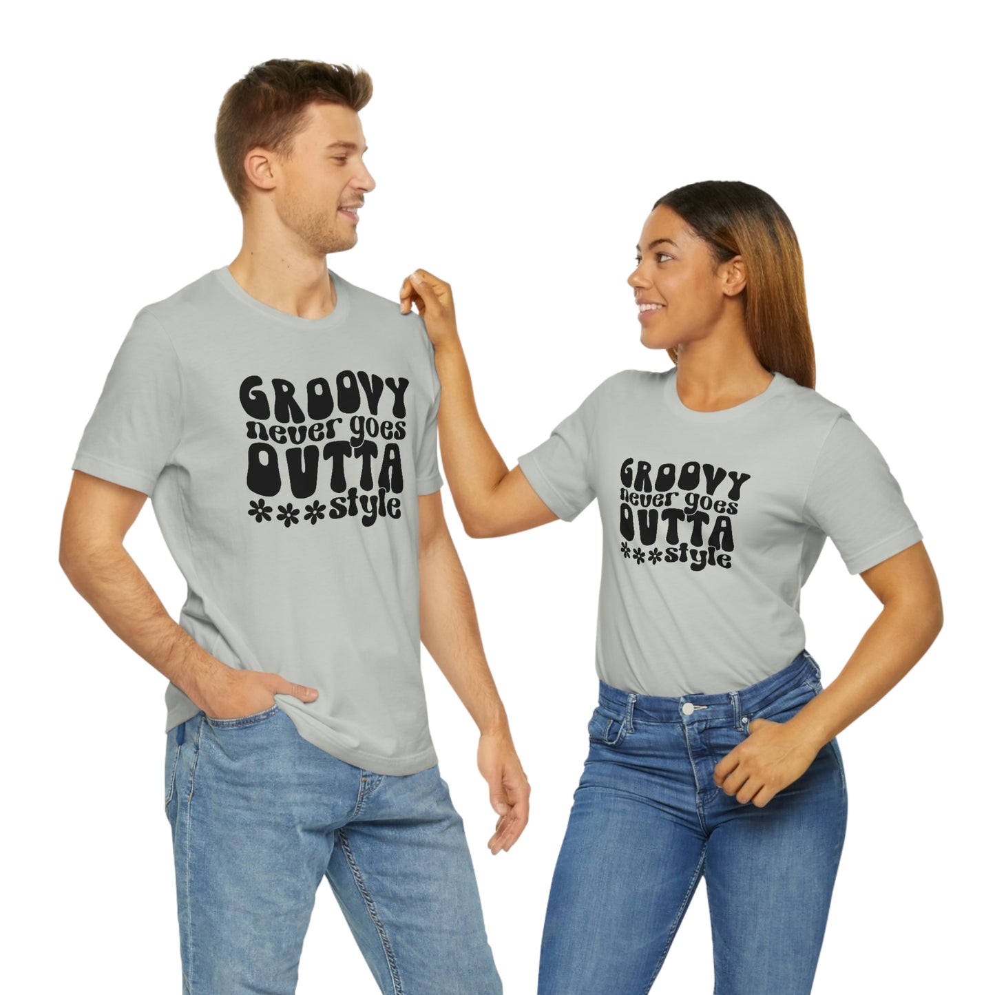 Groovy Never Goes Out of Style Unisex Jersey Short Sleeve Tee