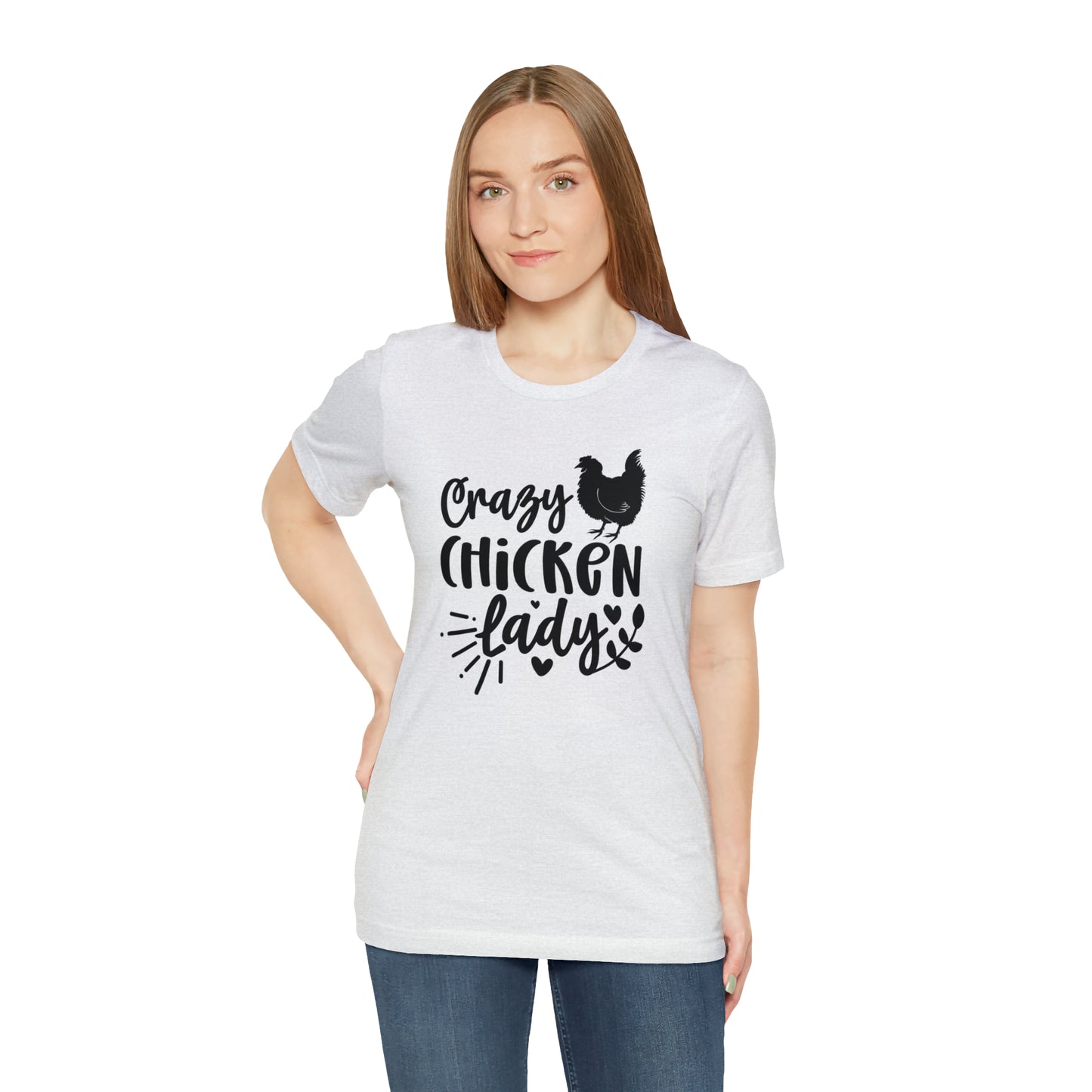 Crazy Chicken Lady Short Sleeve T-shirt