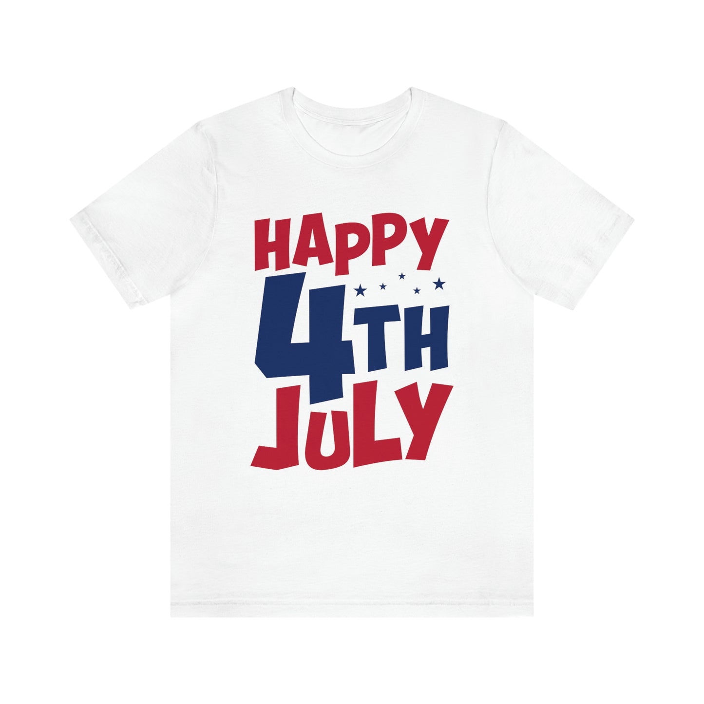 Happy 4th of July Unisex Jersey Short Sleeve Tee