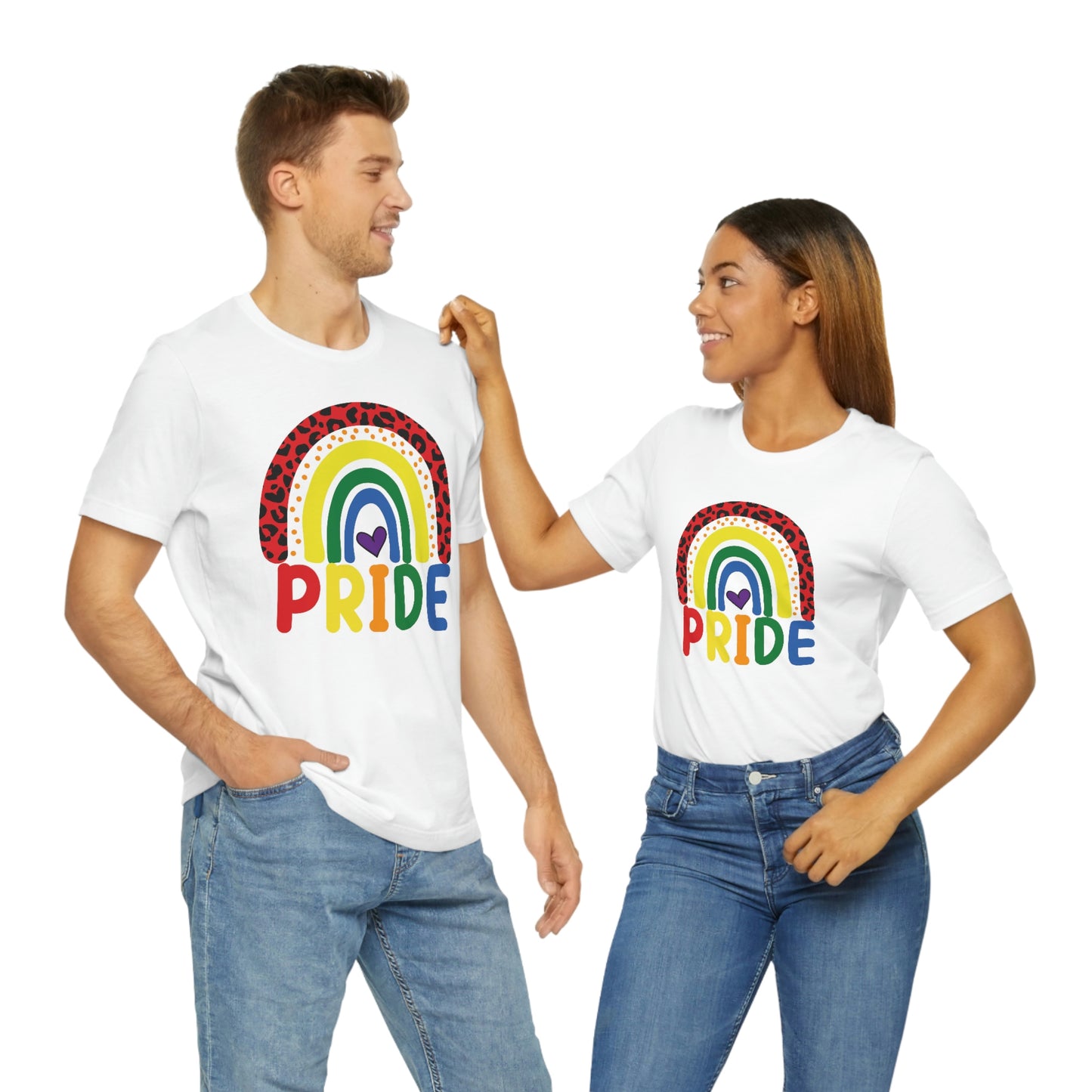 LGBTQIA Awareness Pride Print Unisex Jersey Short Sleeve Tee