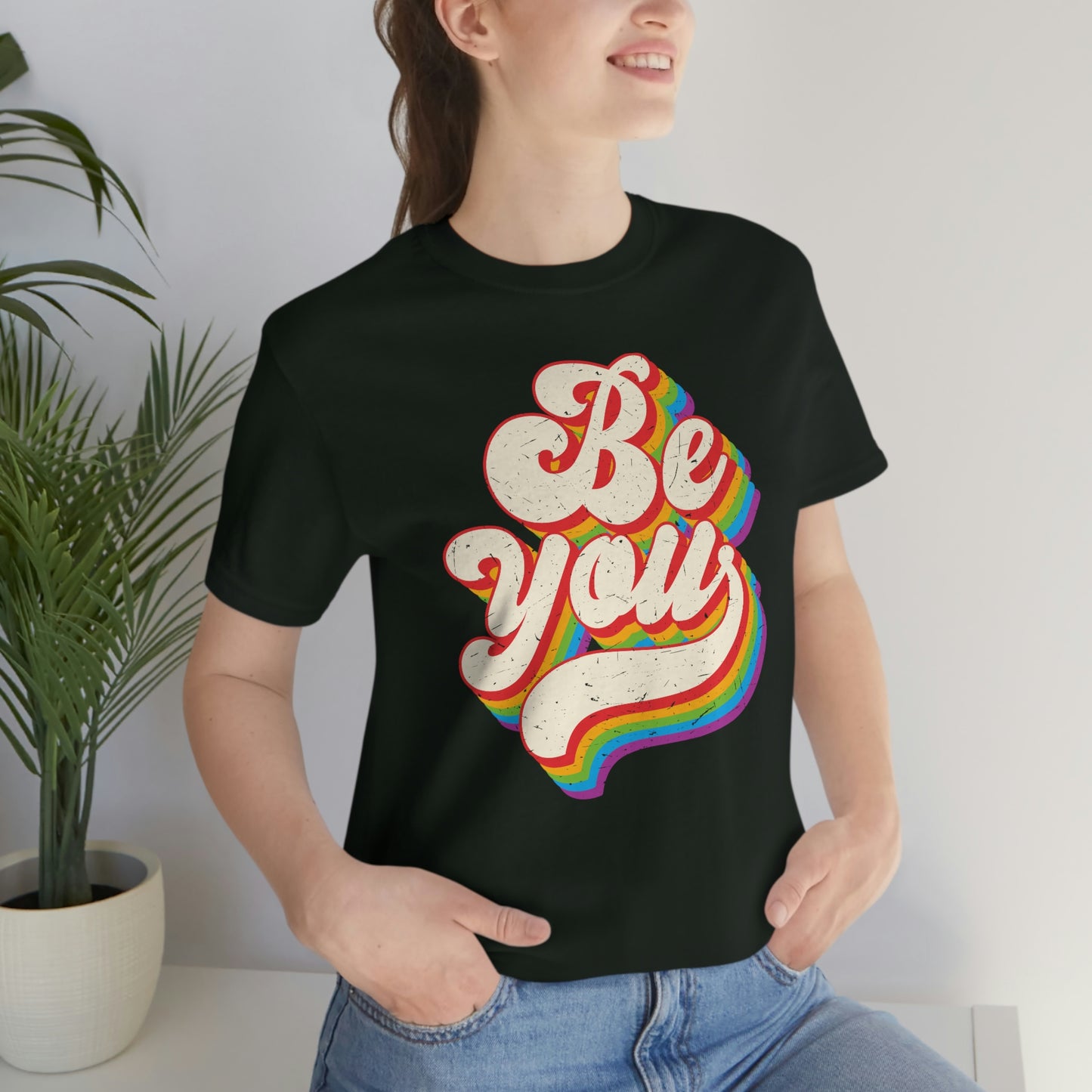 Be You LGBTQIA Unisex Jersey Short Sleeve Tee