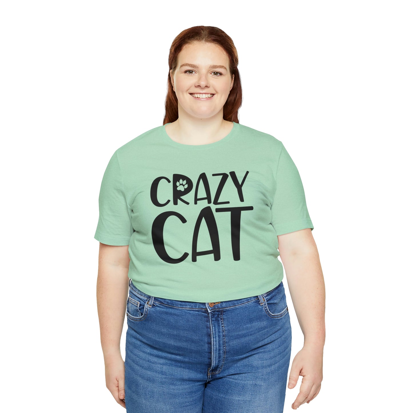 Crazy Cat Short Sleeve T-shirt