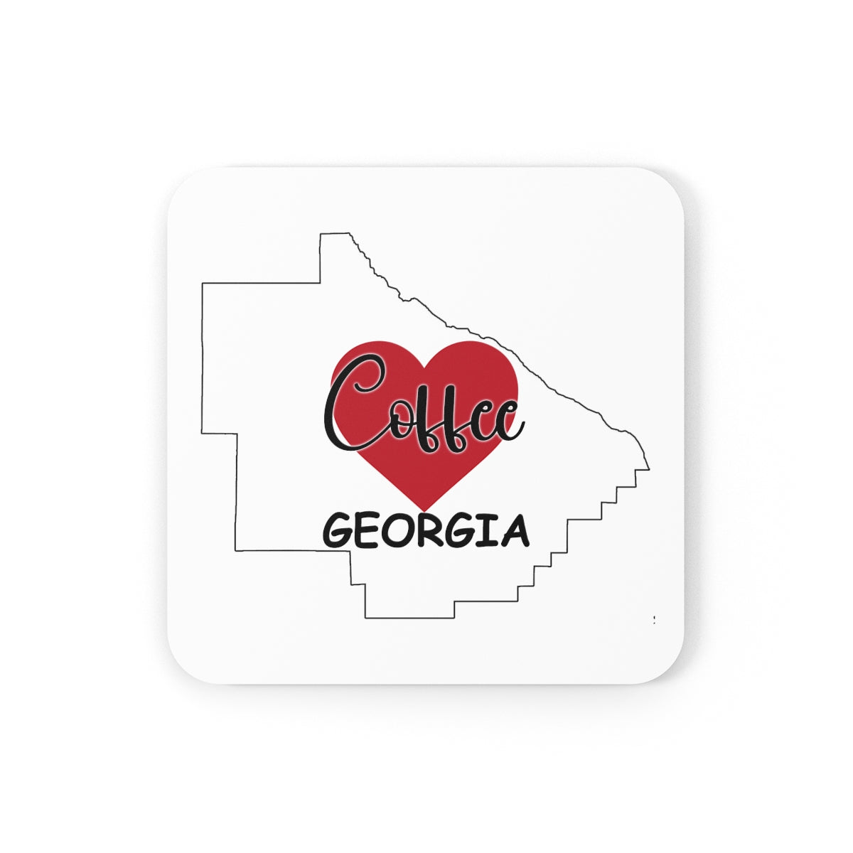 Coffee Georgia Corkwood Coaster Set