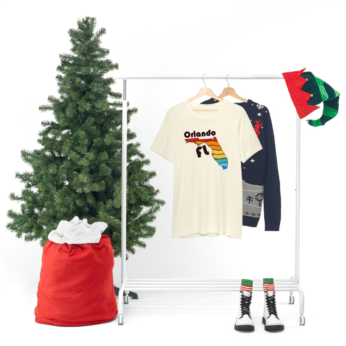 Orlando Florida Rainbow Florida Short Sleeve T-shirt