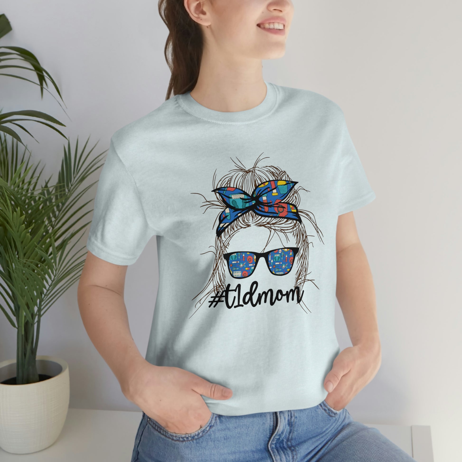 T1D Mom Diabetes Awareness tshirt t-shirt tee