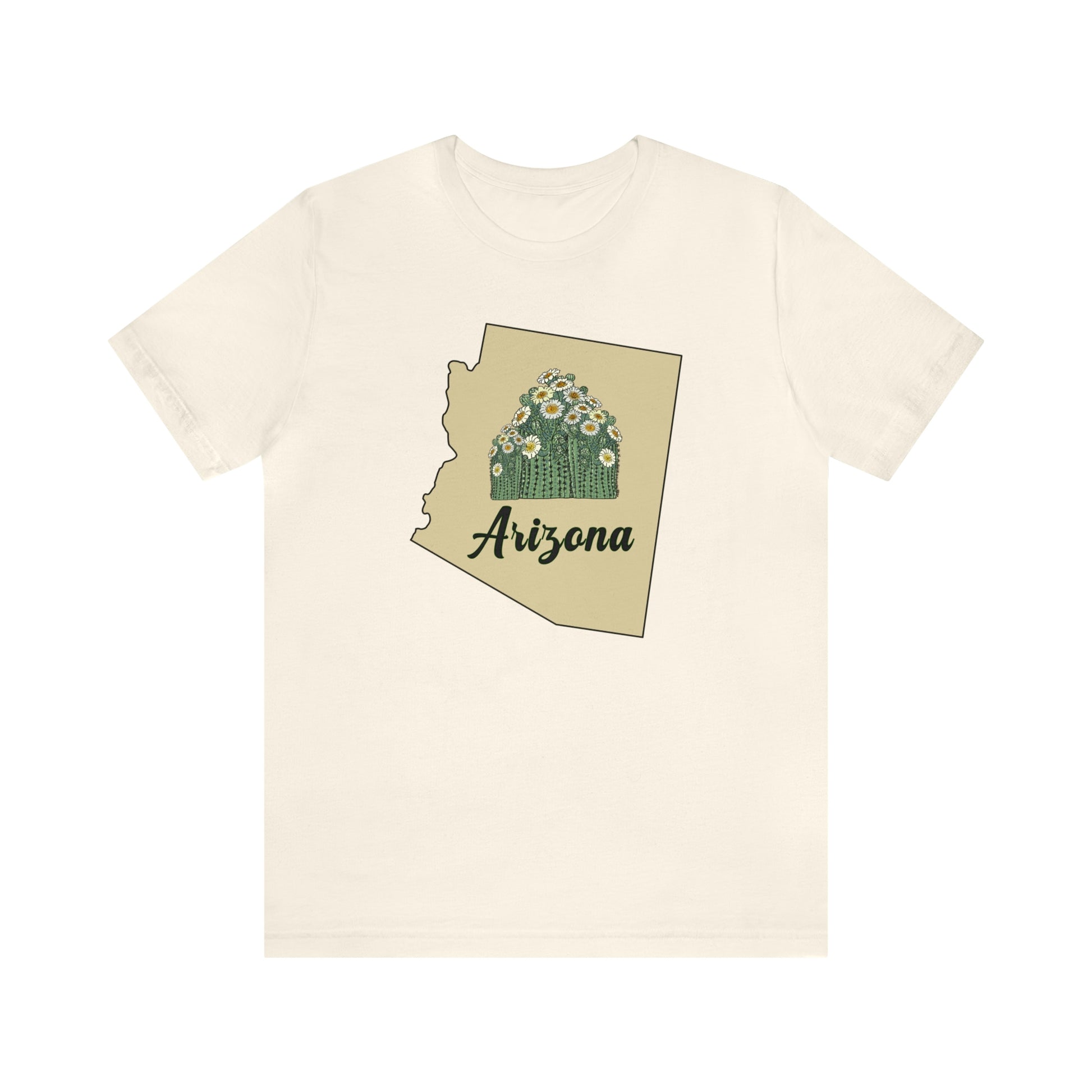 Arizona State Flower Short Sleeve T-shirt