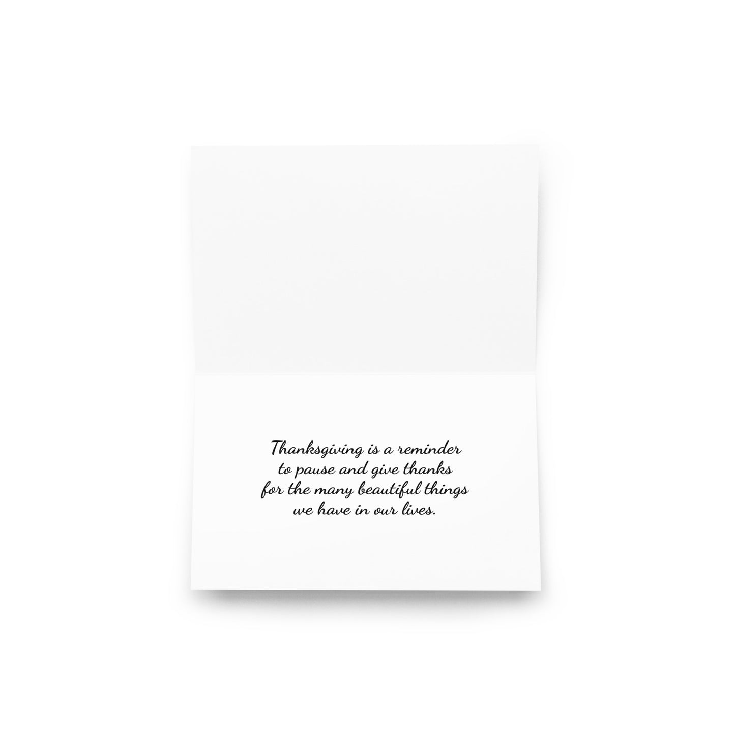 Thankful Grateful Blessed Greeting card