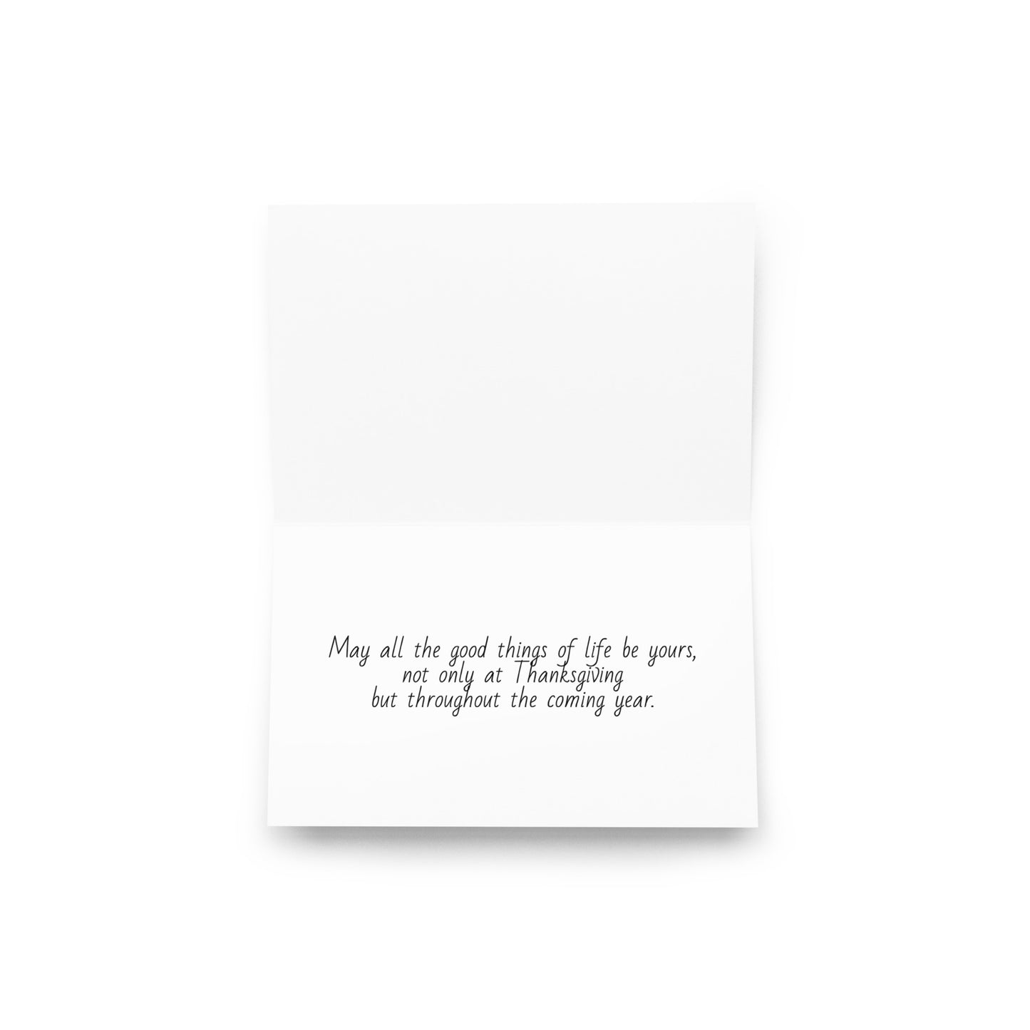 Thankful and Blessed Greeting card