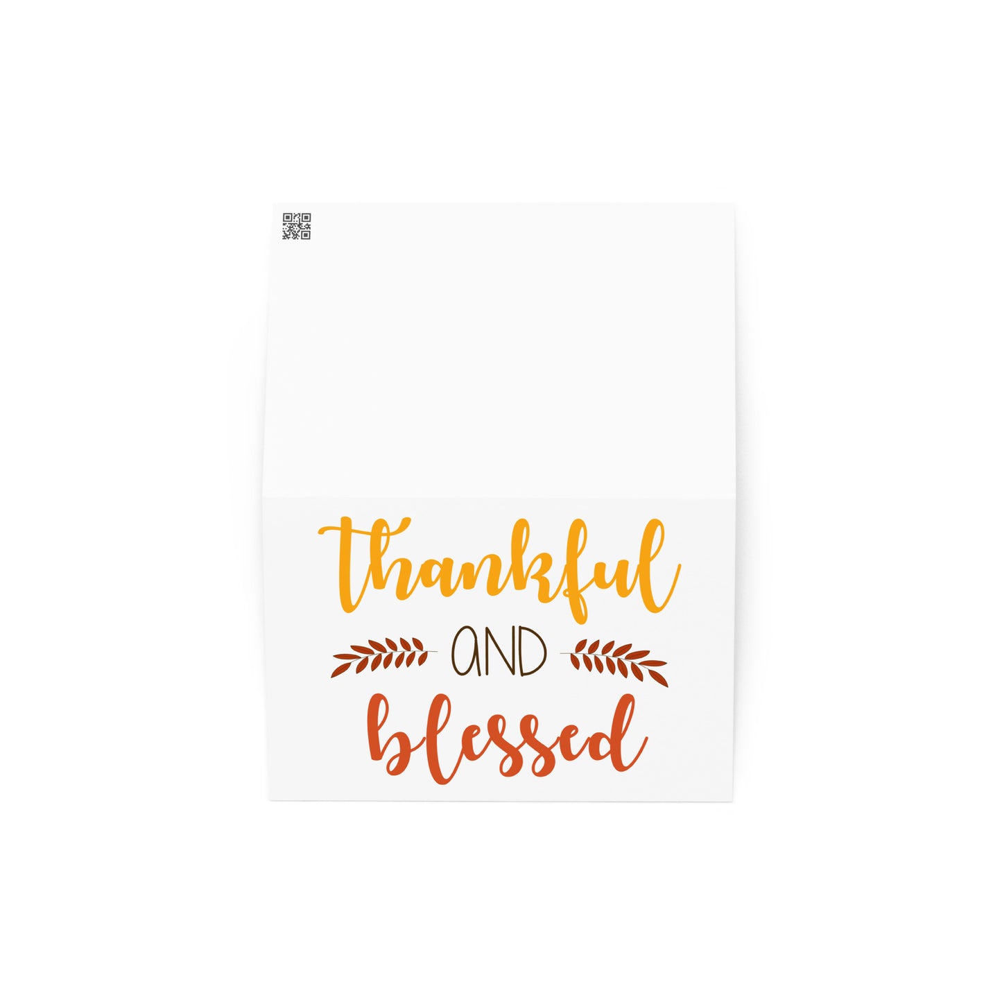 Thankful and Blessed Greeting card
