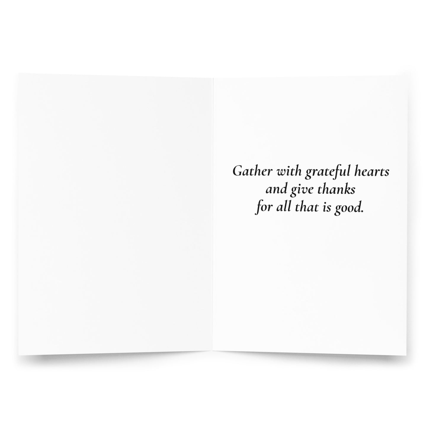 Eat Drink and be Thankful Greeting card
