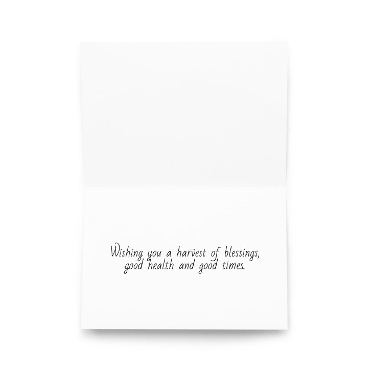 Happy Thanksgiving Greeting card