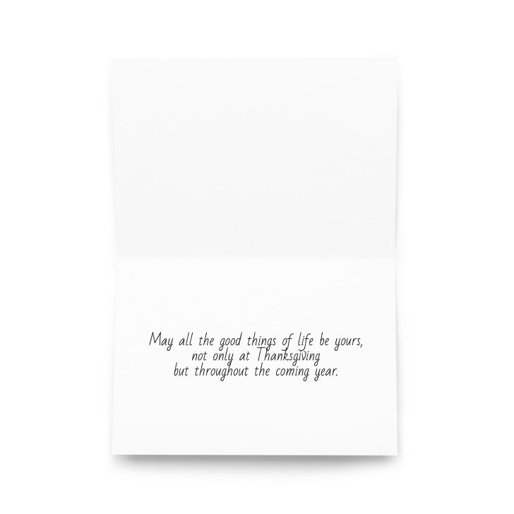 Thankful and Blessed Greeting card