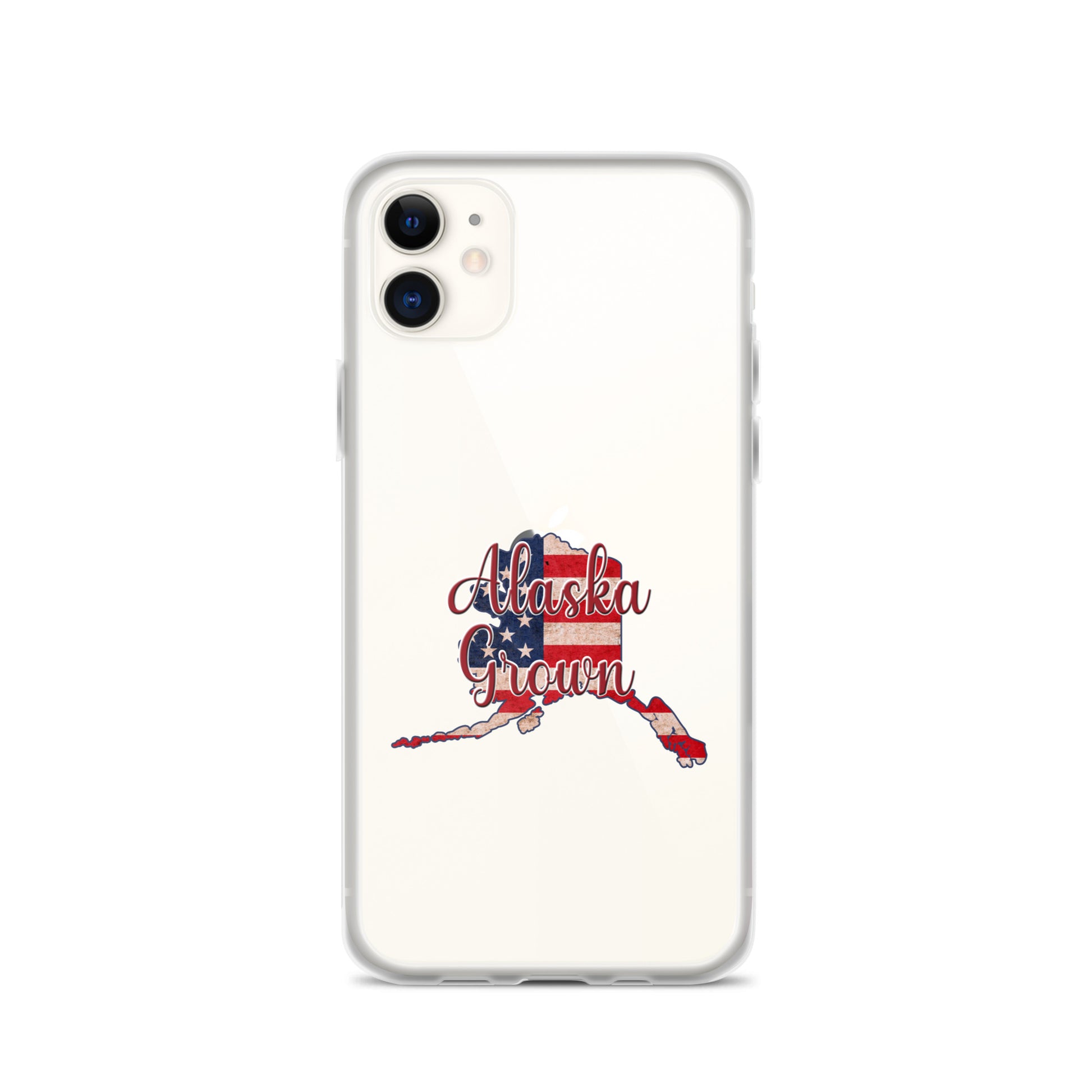 Alaska Grown US Flag iPhone Case