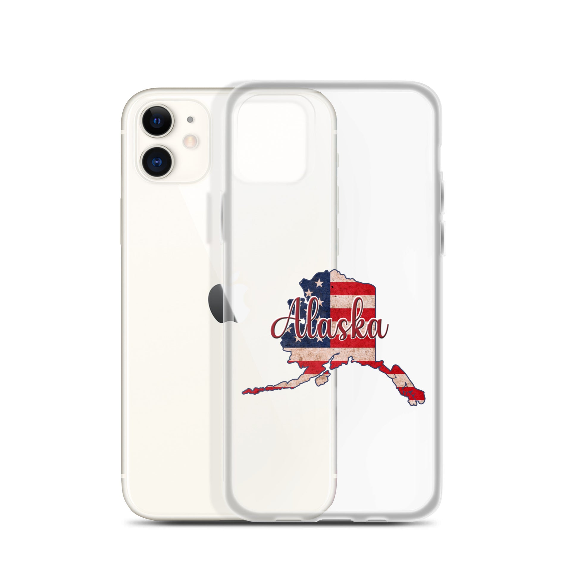 Alaska US Flag iPhone Case
