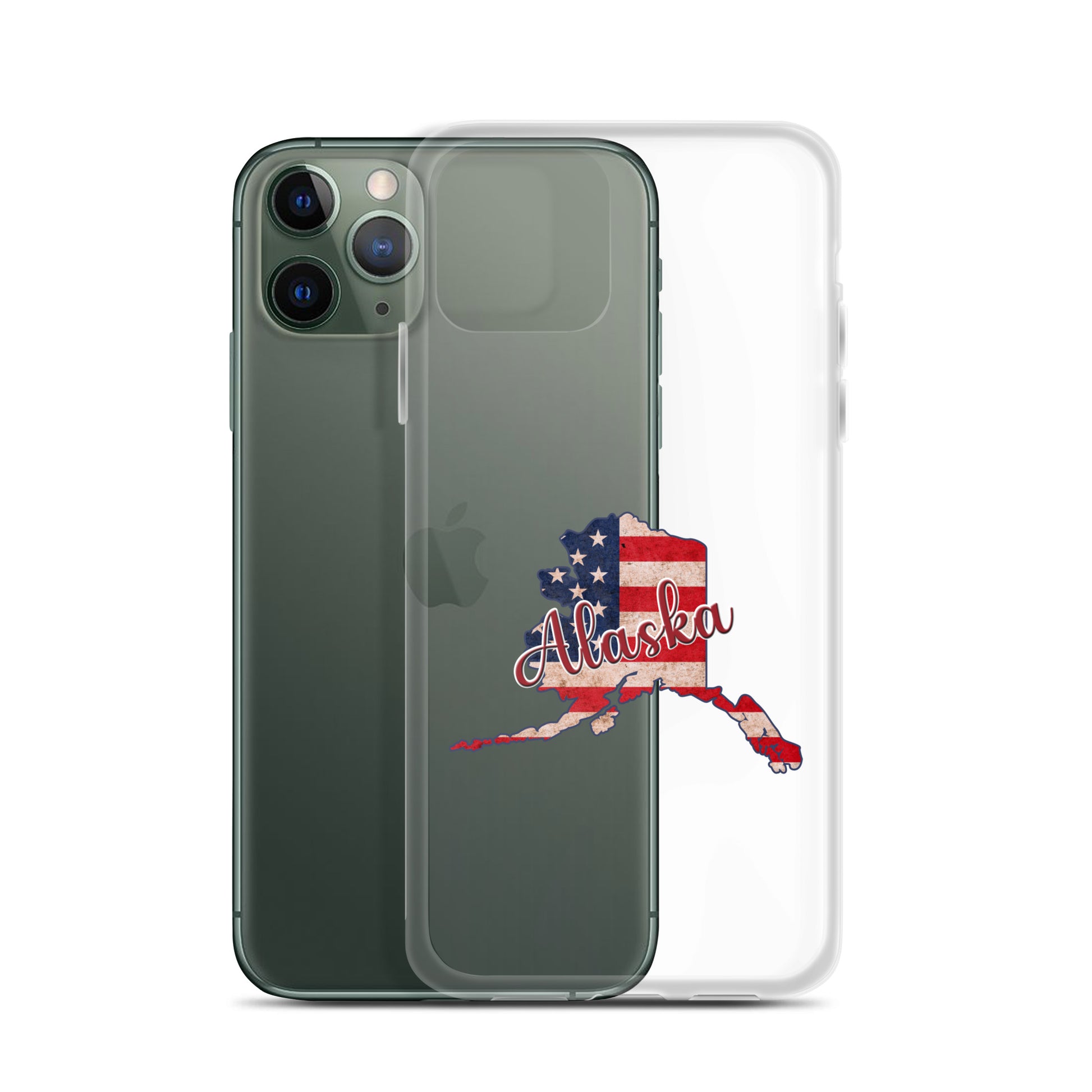 Alaska US Flag iPhone Case