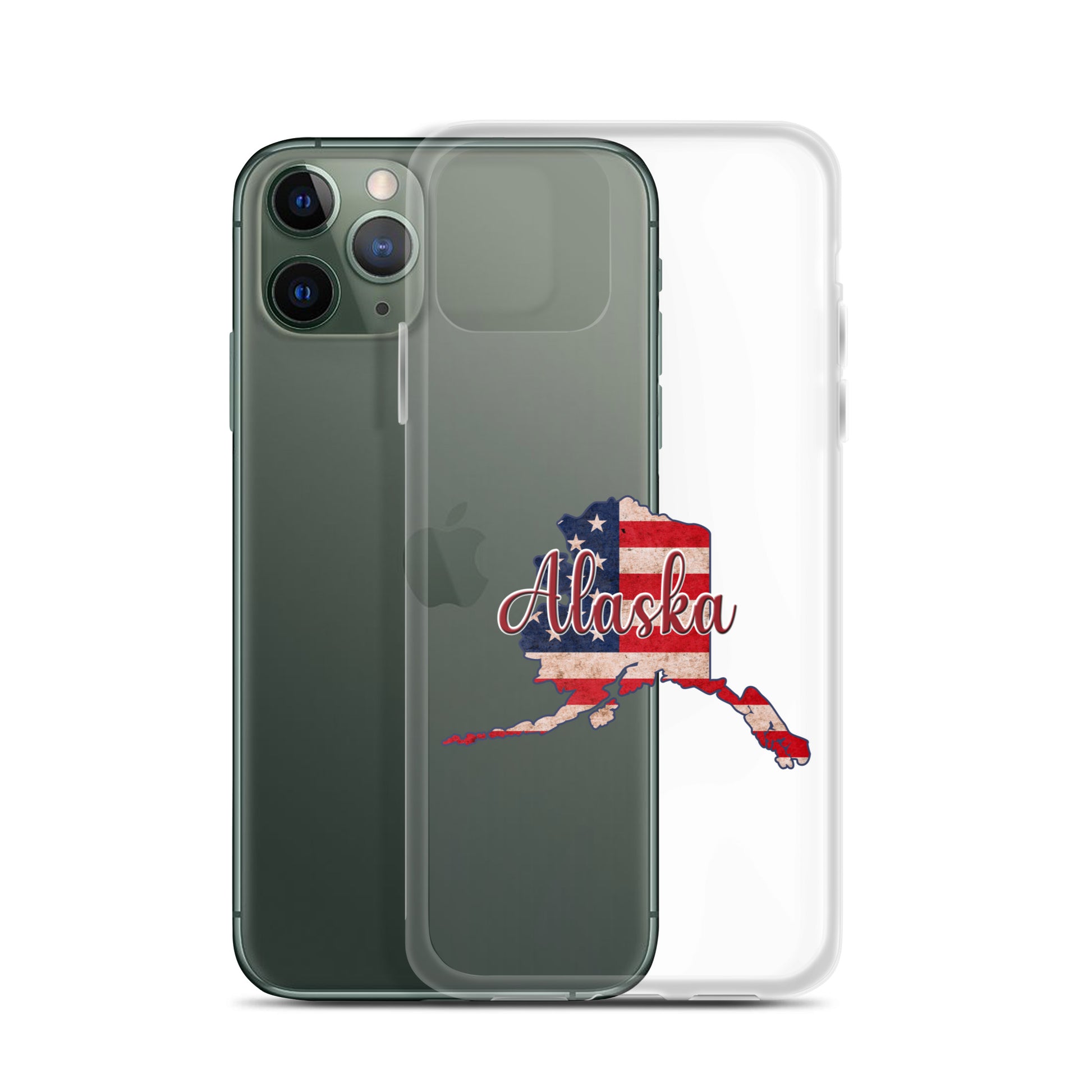 Alaska US Flag iPhone Case