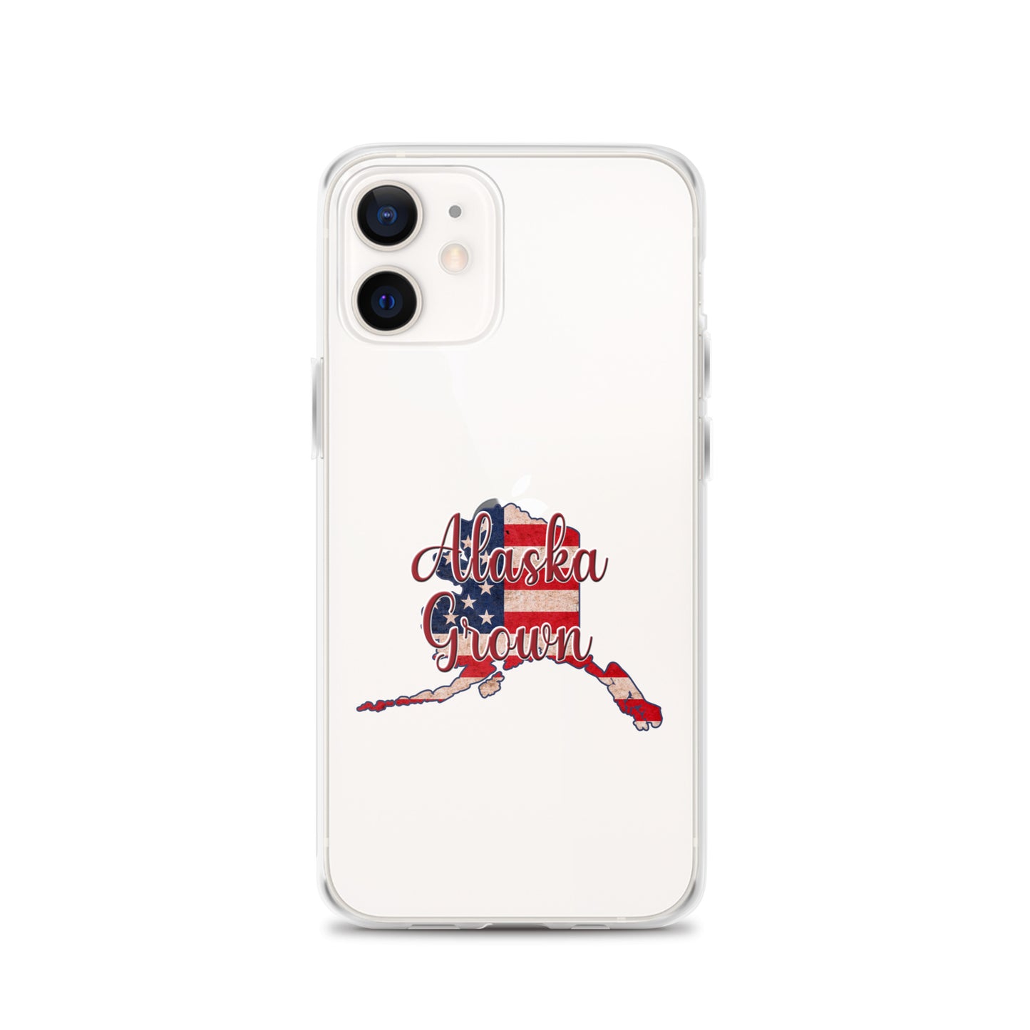 Alaska Grown US Flag iPhone Case