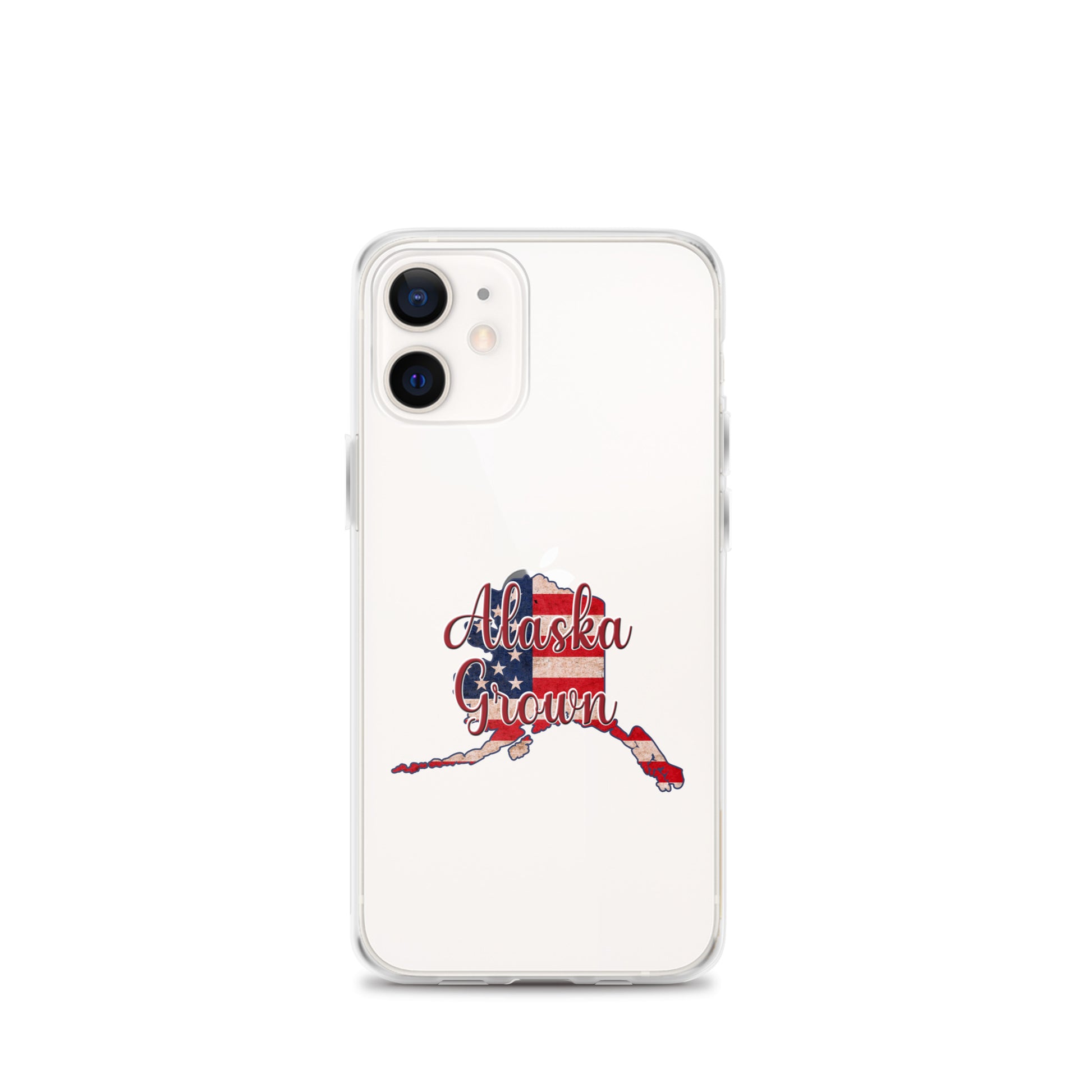Alaska Grown US Flag iPhone Case