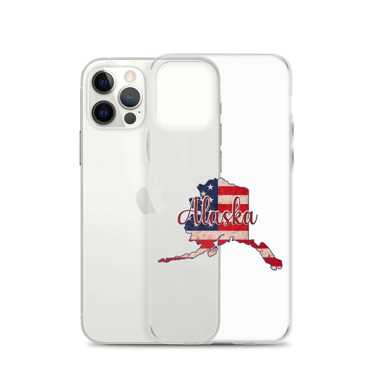 Alaska US Flag iPhone Case