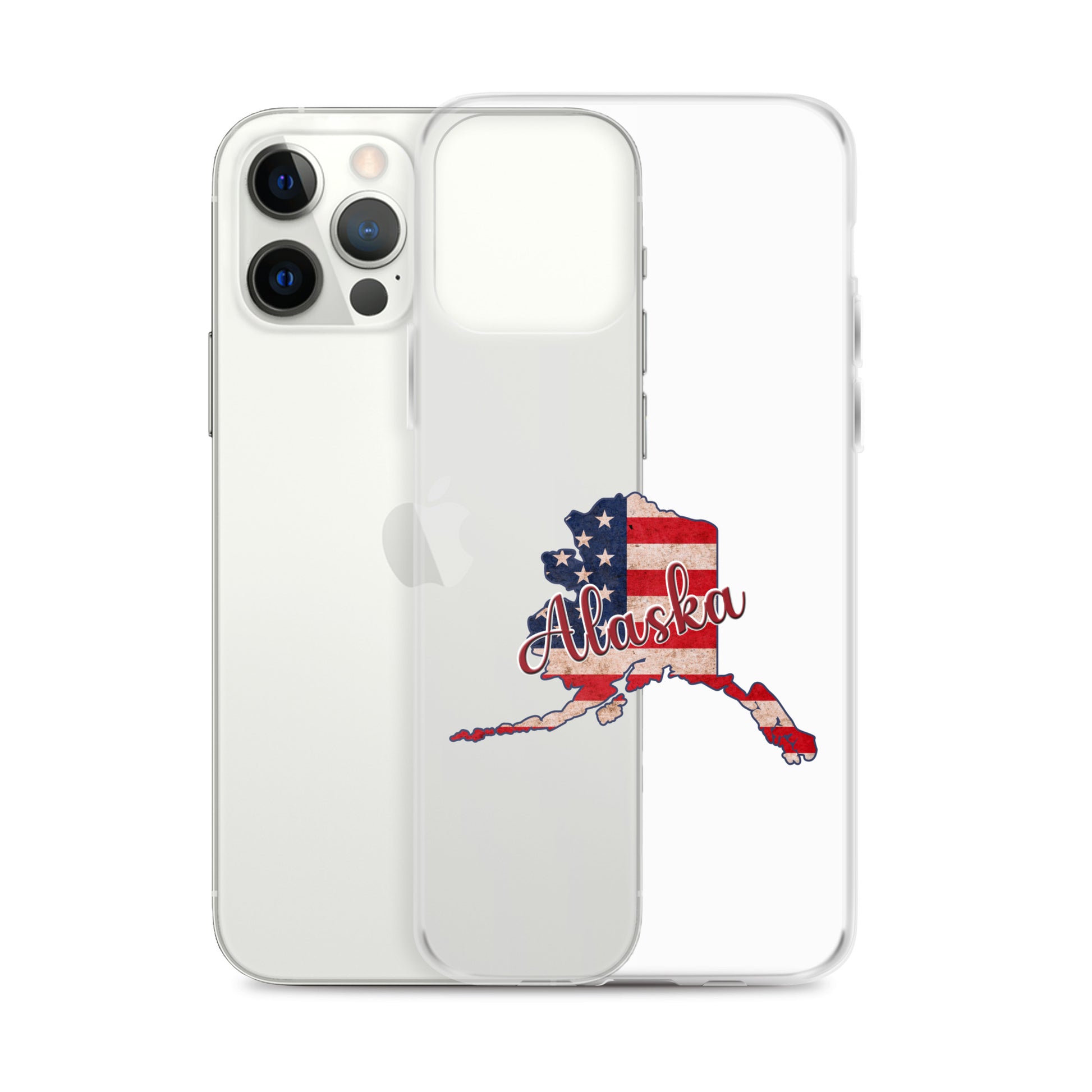 Alaska US Flag iPhone Case