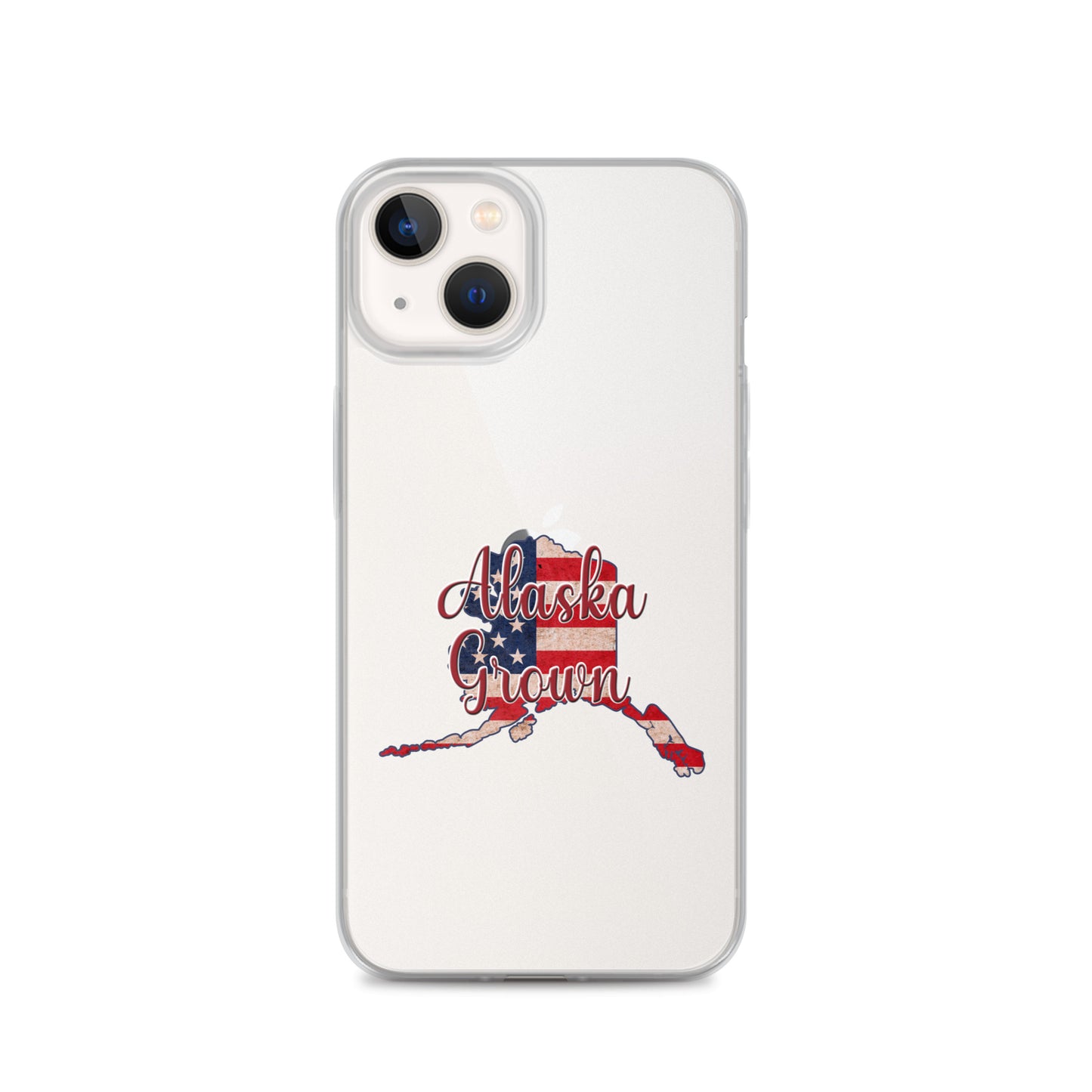 Alaska Grown US Flag iPhone Case