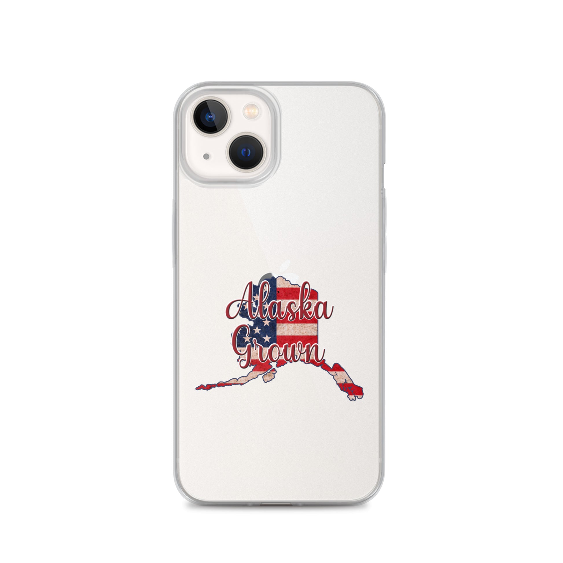 Alaska Grown US Flag iPhone Case