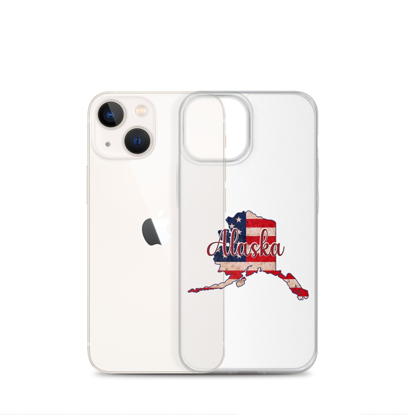 Alaska US Flag iPhone Case