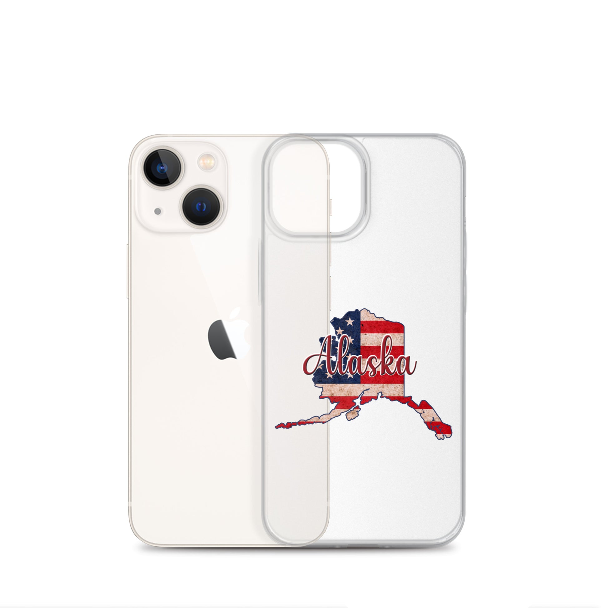 Alaska US Flag iPhone Case