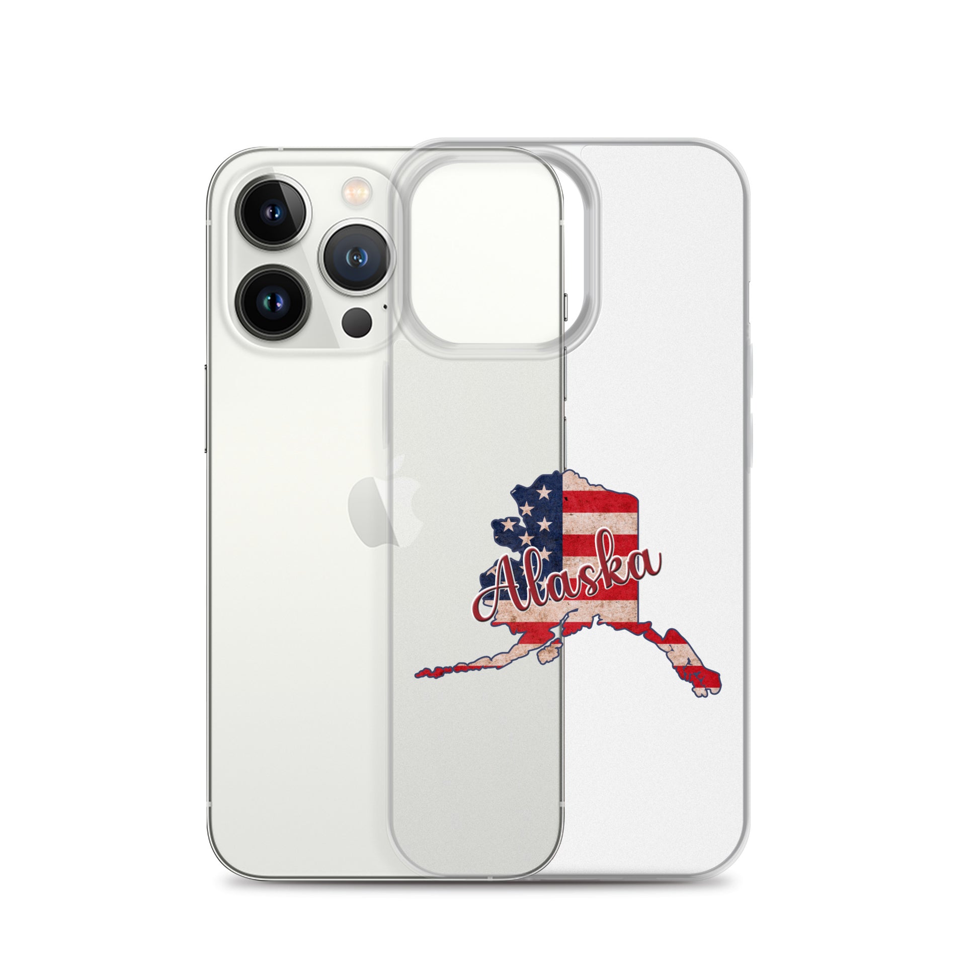 Alaska US Flag iPhone Case