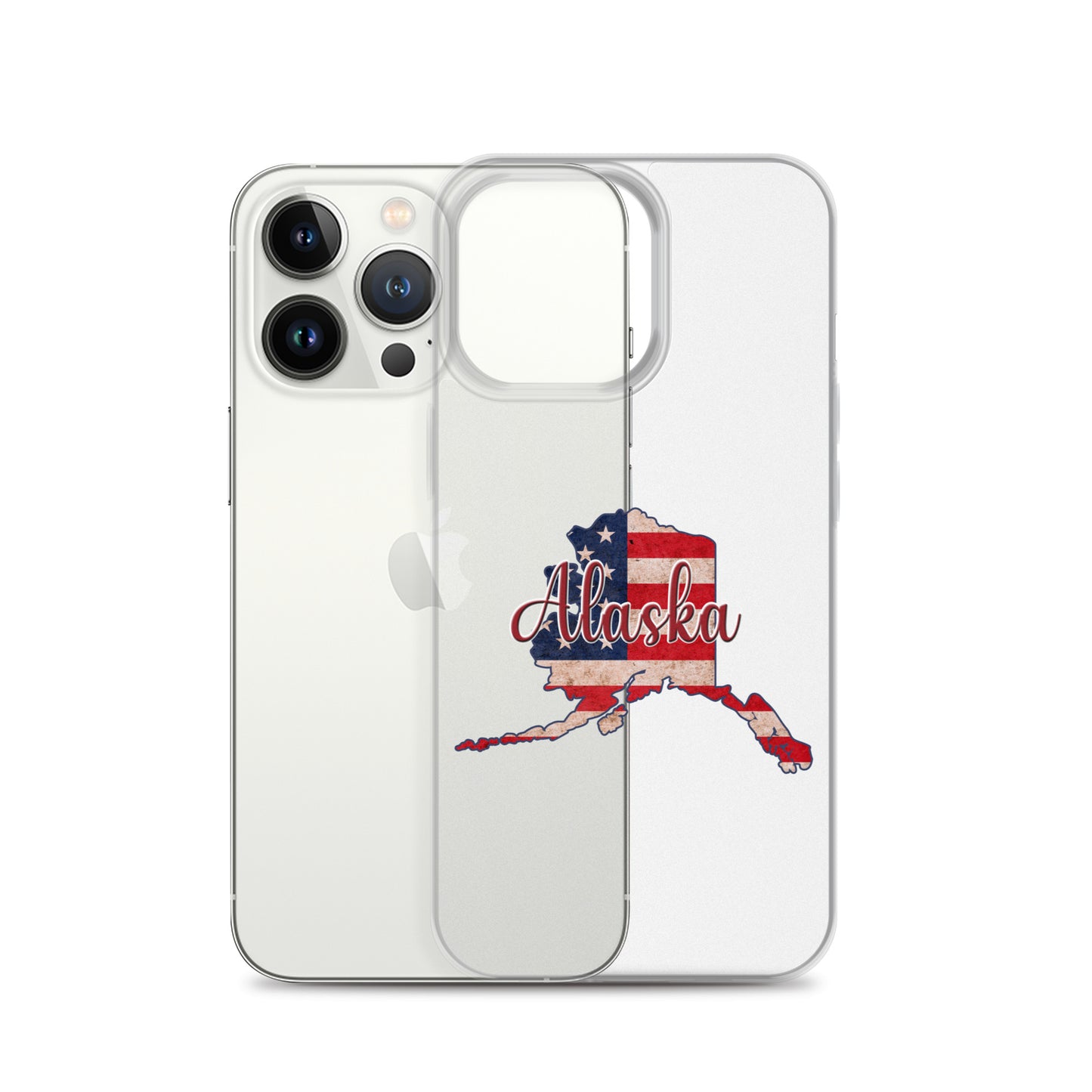 Alaska US Flag iPhone Case