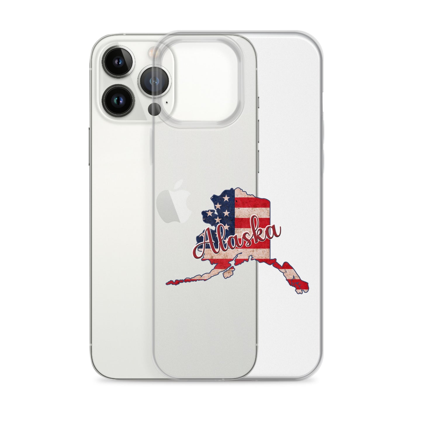 Alaska US Flag iPhone Case