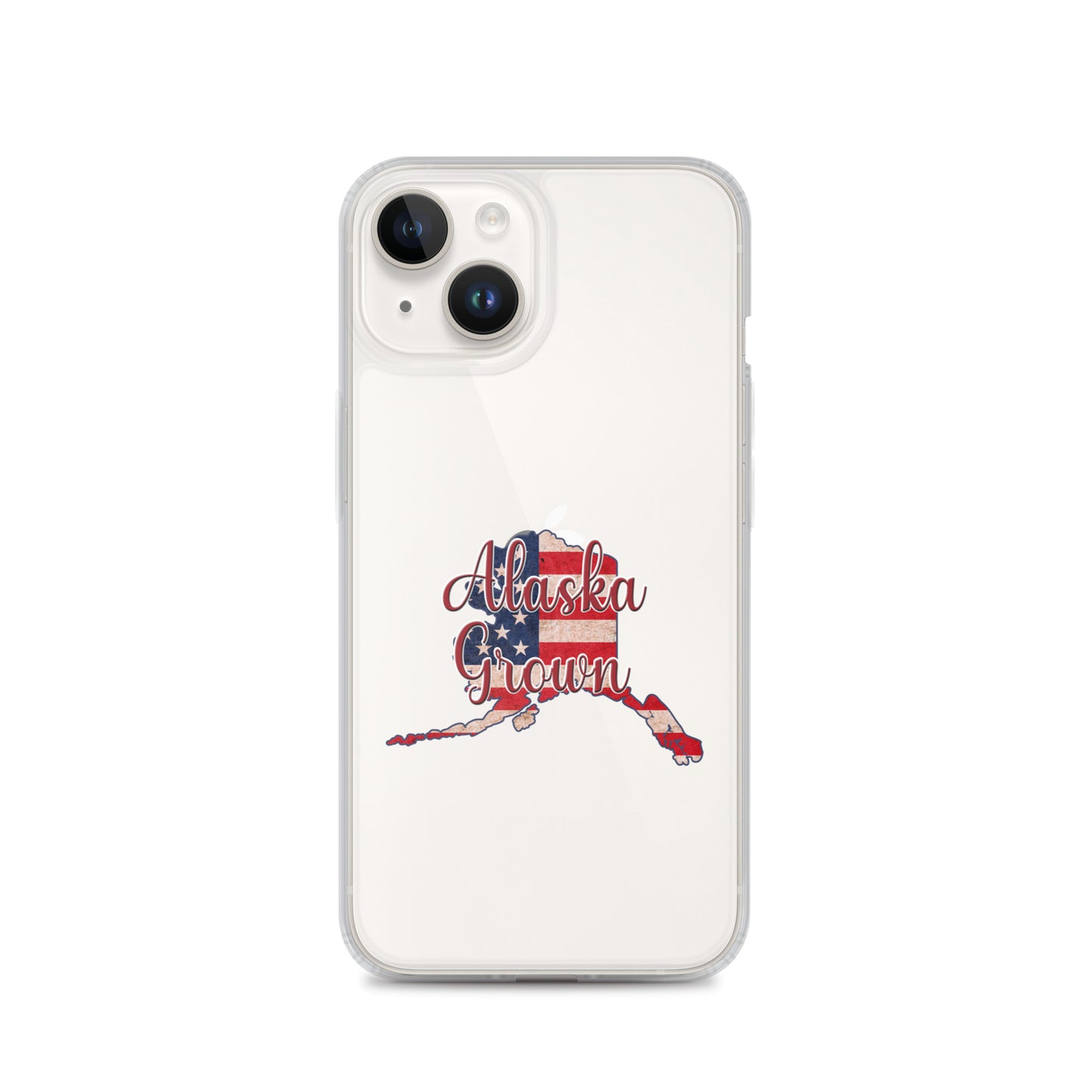 Alaska Grown US Flag iPhone Case
