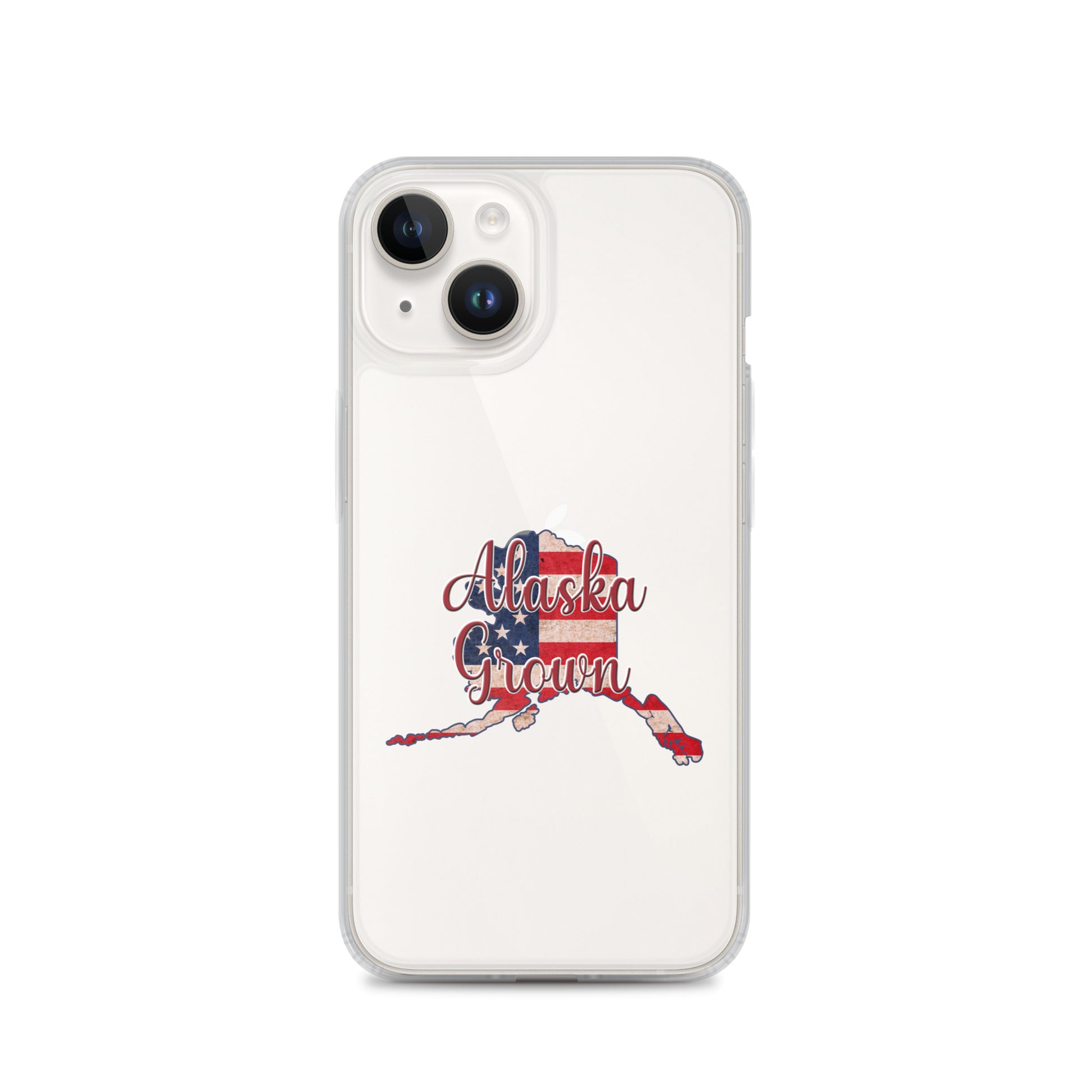 Alaska Grown US Flag iPhone Case