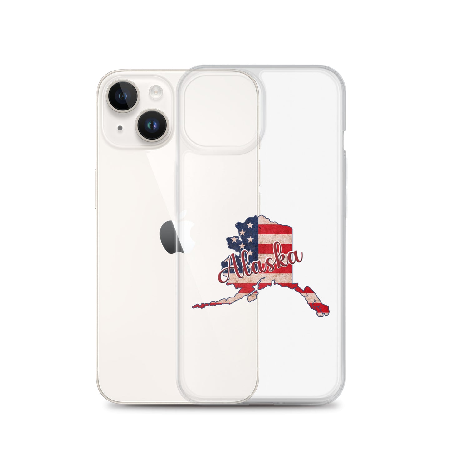 Alaska US Flag iPhone Case