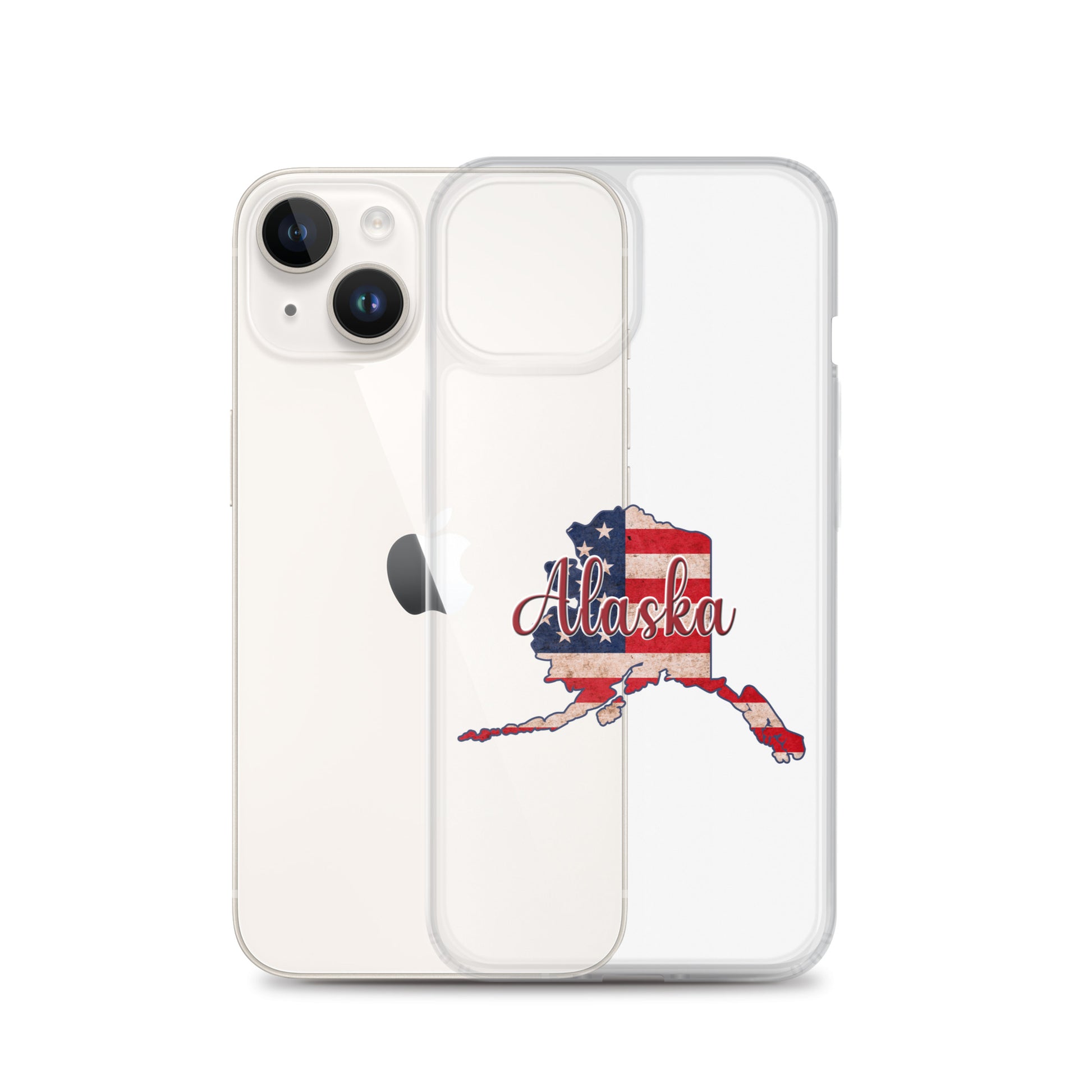 Alaska US Flag iPhone Case