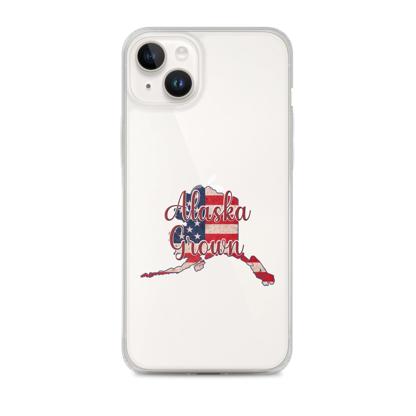 Alaska Grown US Flag iPhone Case