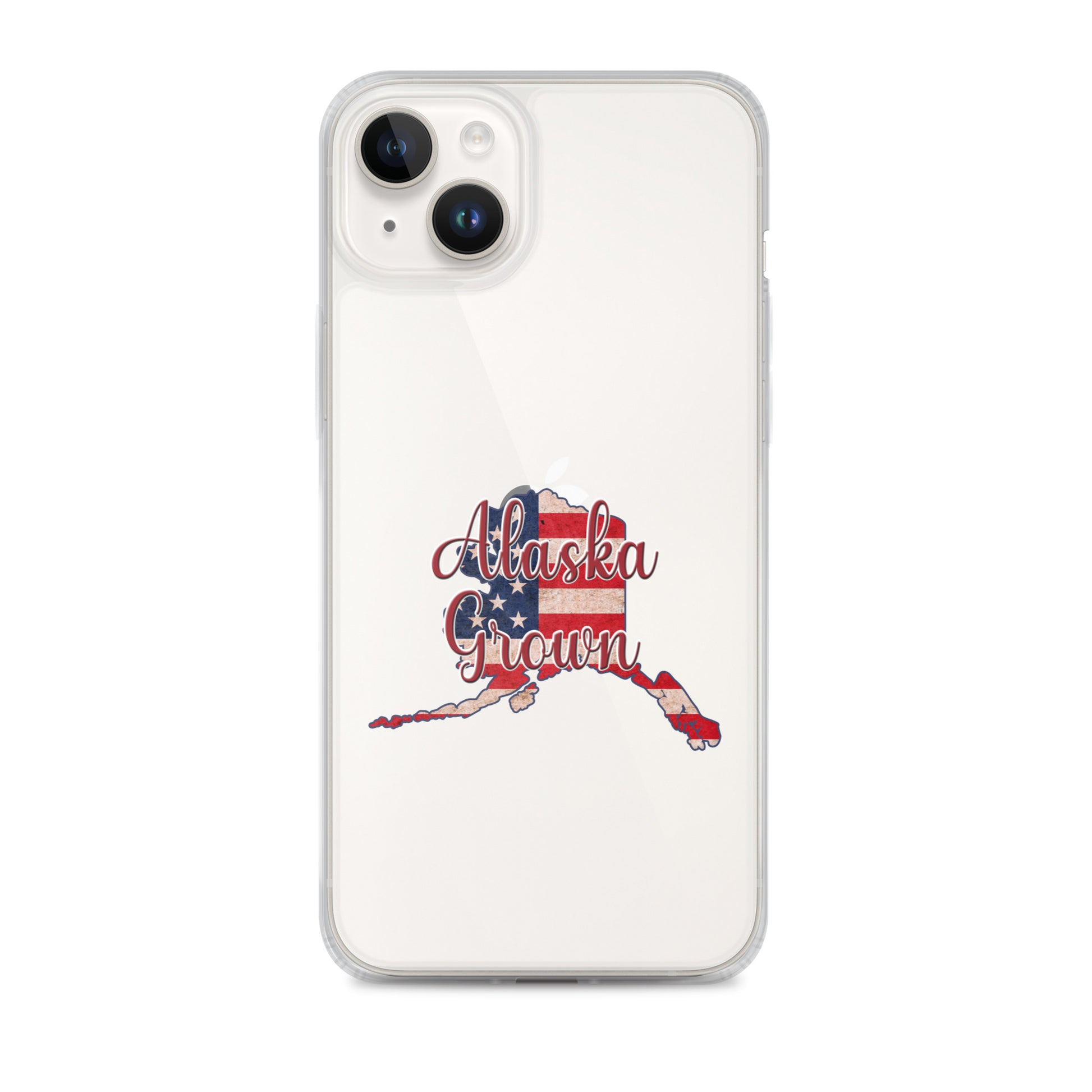 Alaska Grown US Flag iPhone Case