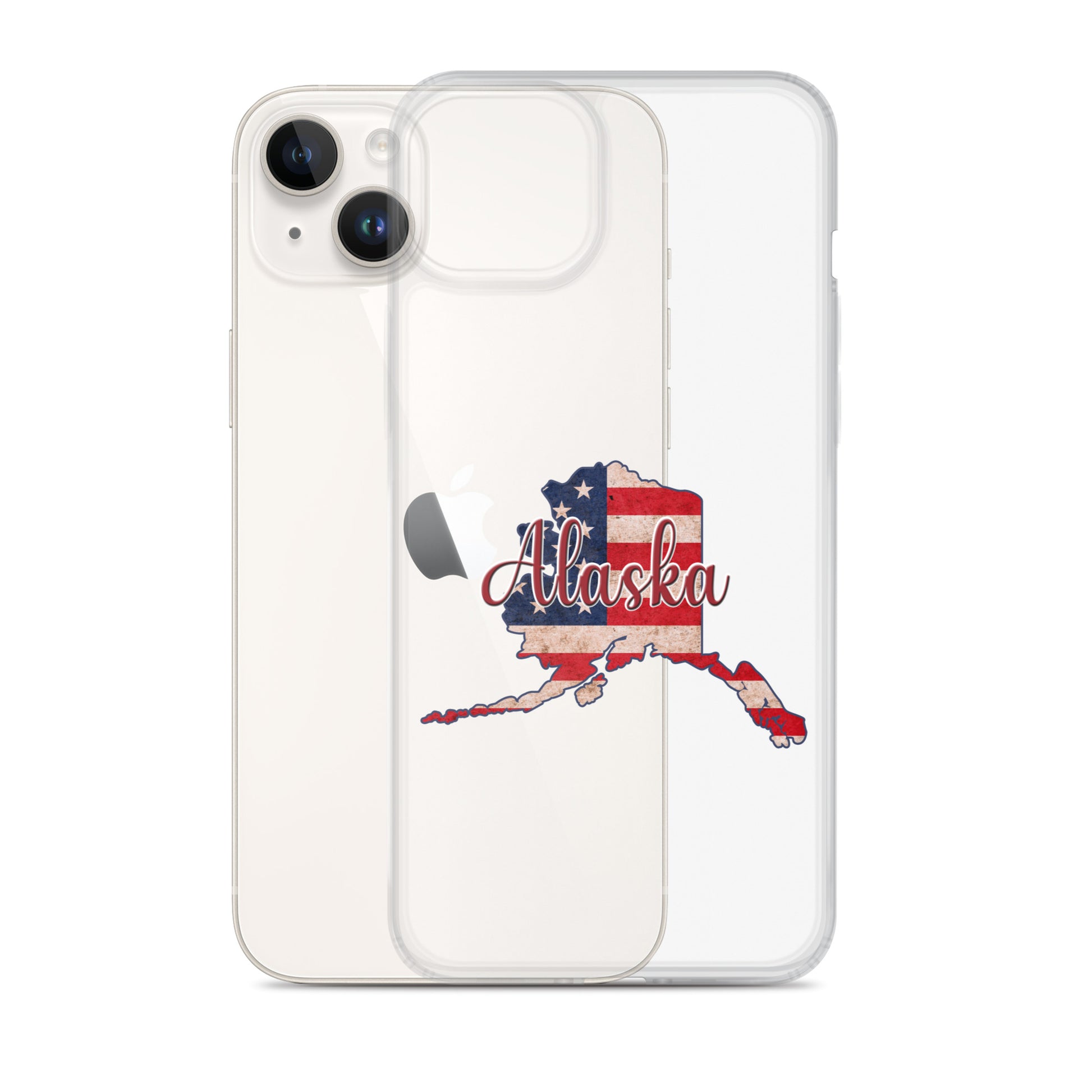 Alaska US Flag iPhone Case