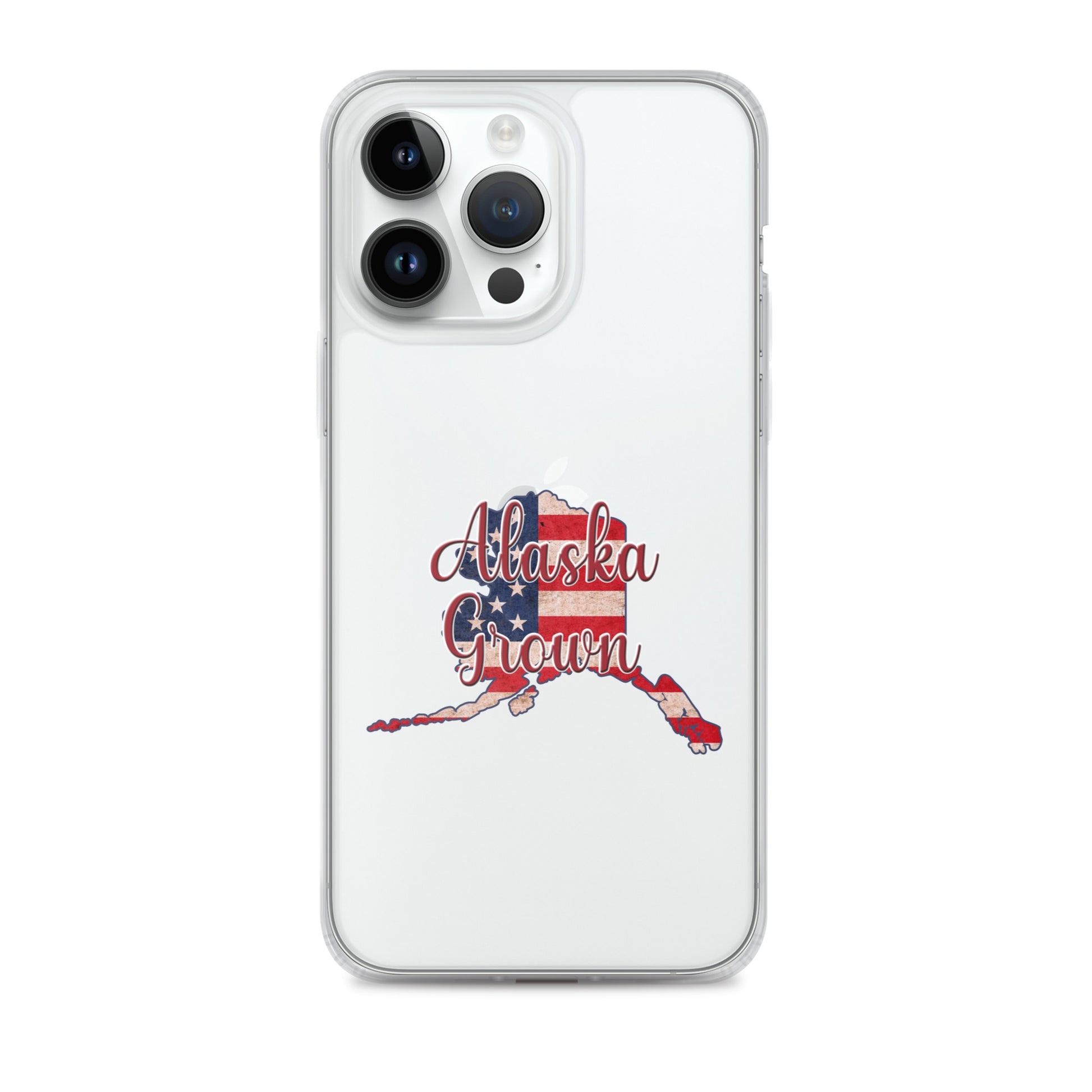 Alaska Grown US Flag iPhone Case