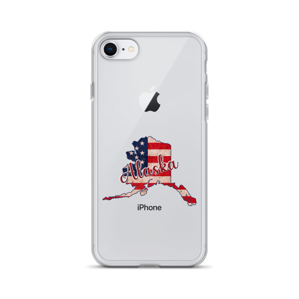 Alaska US Flag iPhone Case