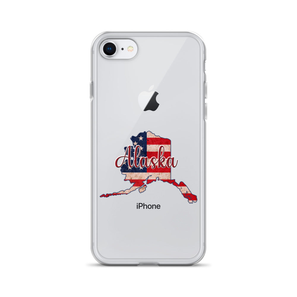 Alaska US Flag iPhone Case