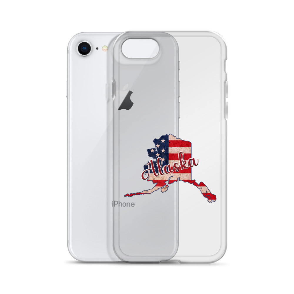 Alaska US Flag iPhone Case