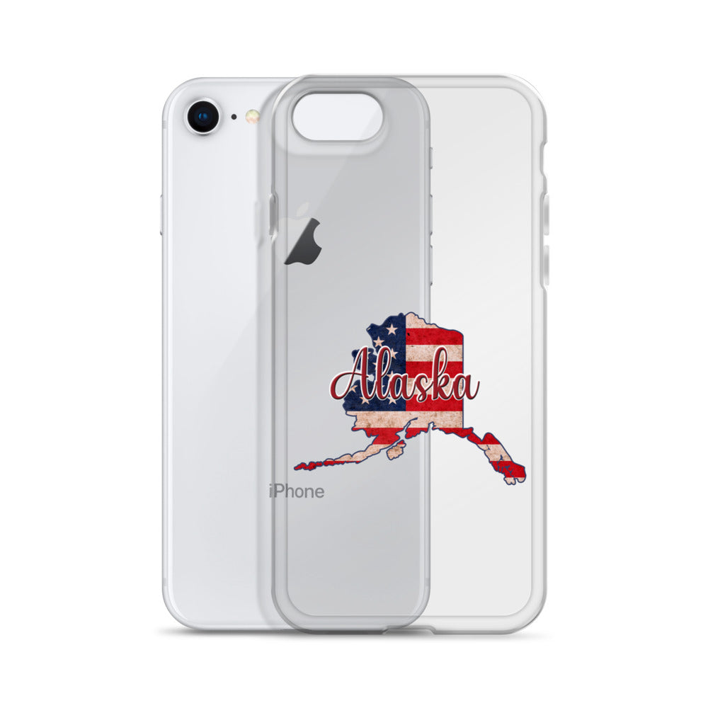 Alaska US Flag iPhone Case