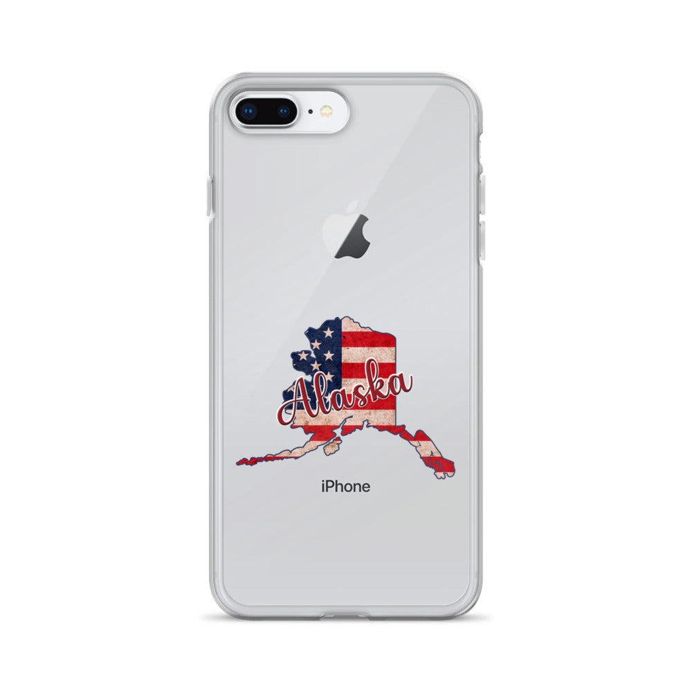 Alaska US Flag iPhone Case