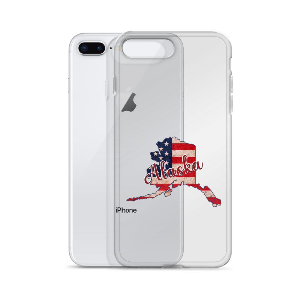 Alaska US Flag iPhone Case