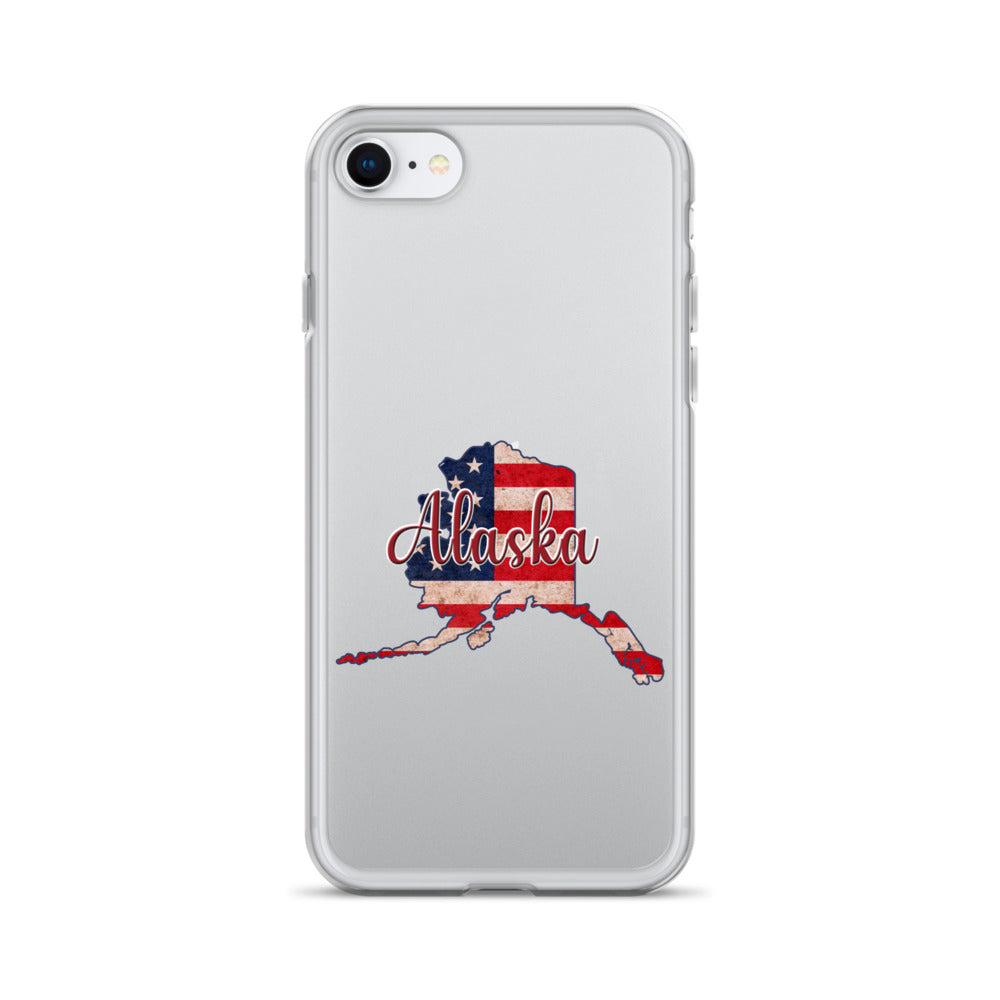 Alaska US Flag iPhone Case