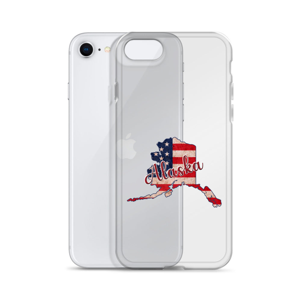 Alaska US Flag iPhone Case